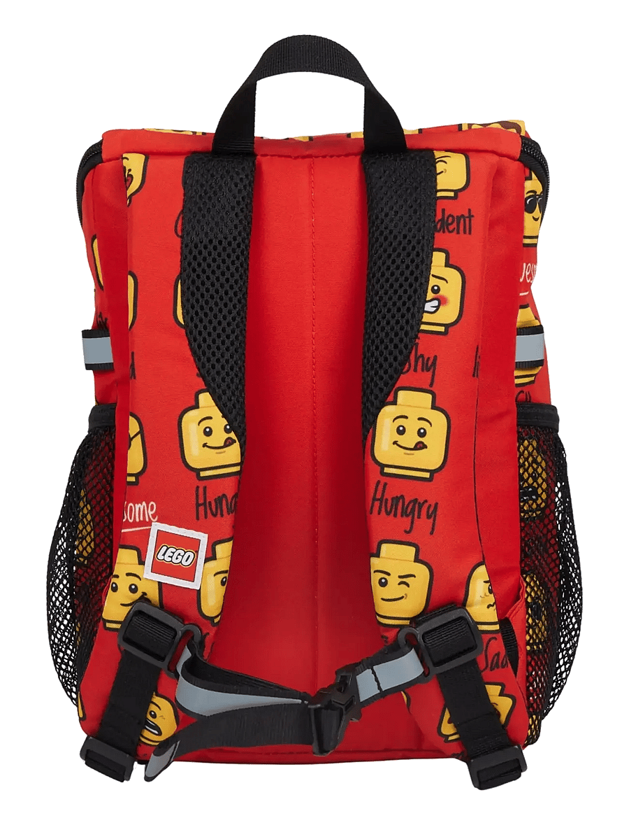 Lego Bags - LEGO® Beanie Backpack - skolväskor - minifigures™, red, today i feel - 1