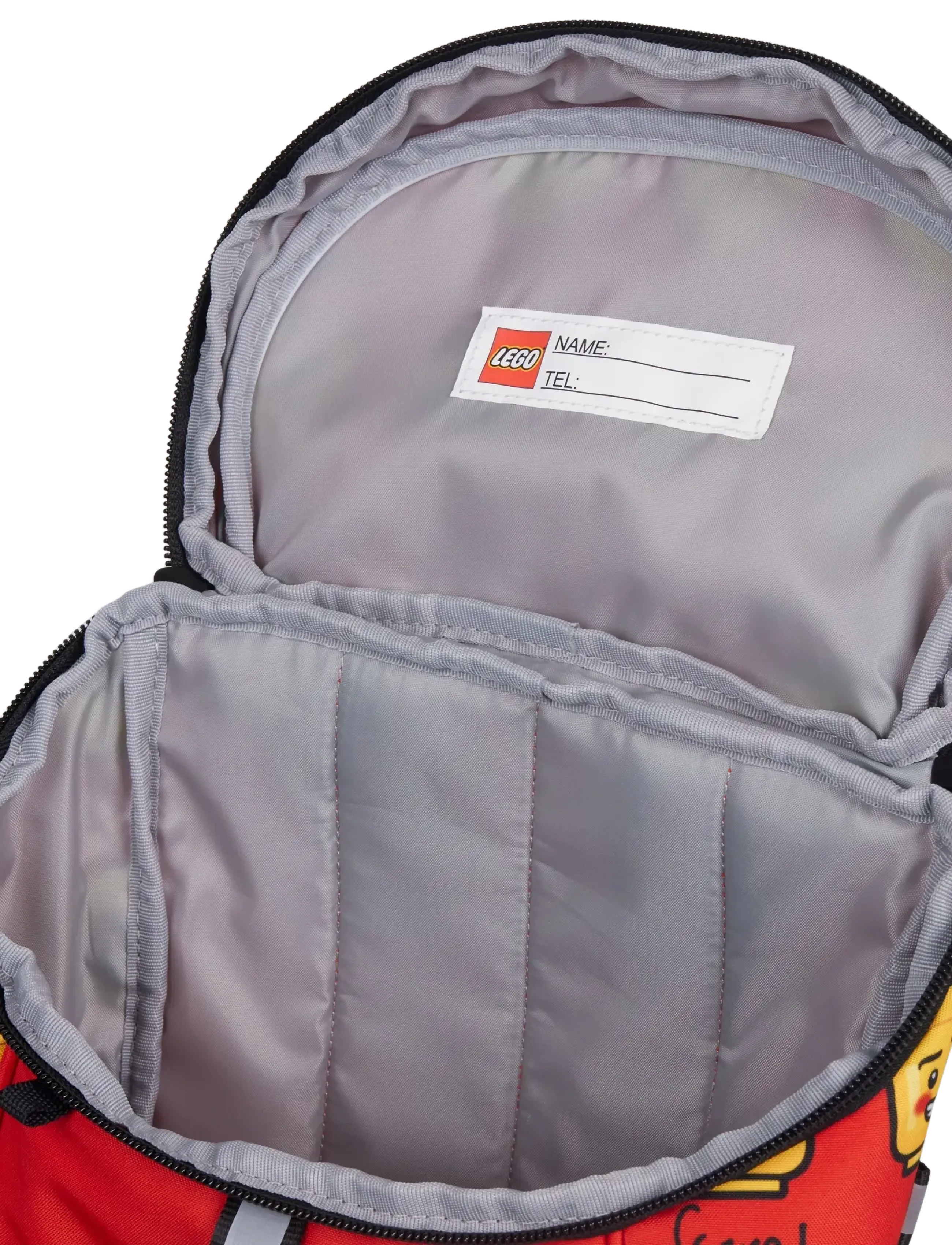 Lego Bags - LEGO® Beanie Backpack - skolväskor - minifigures™, red, today i feel - 3