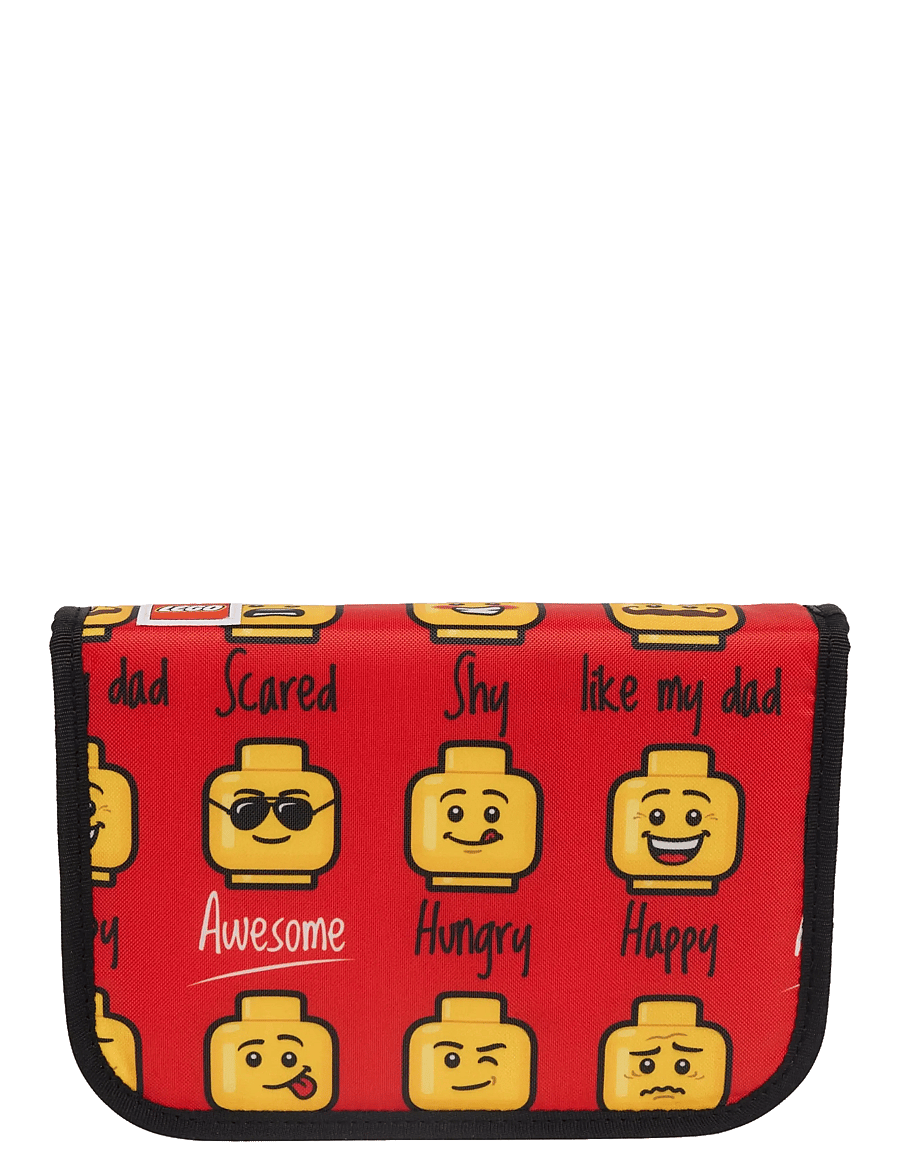 Lego Bags - LEGO® Pencil Case without content - pennfodral - minifigures™, red, today i feel - 0
