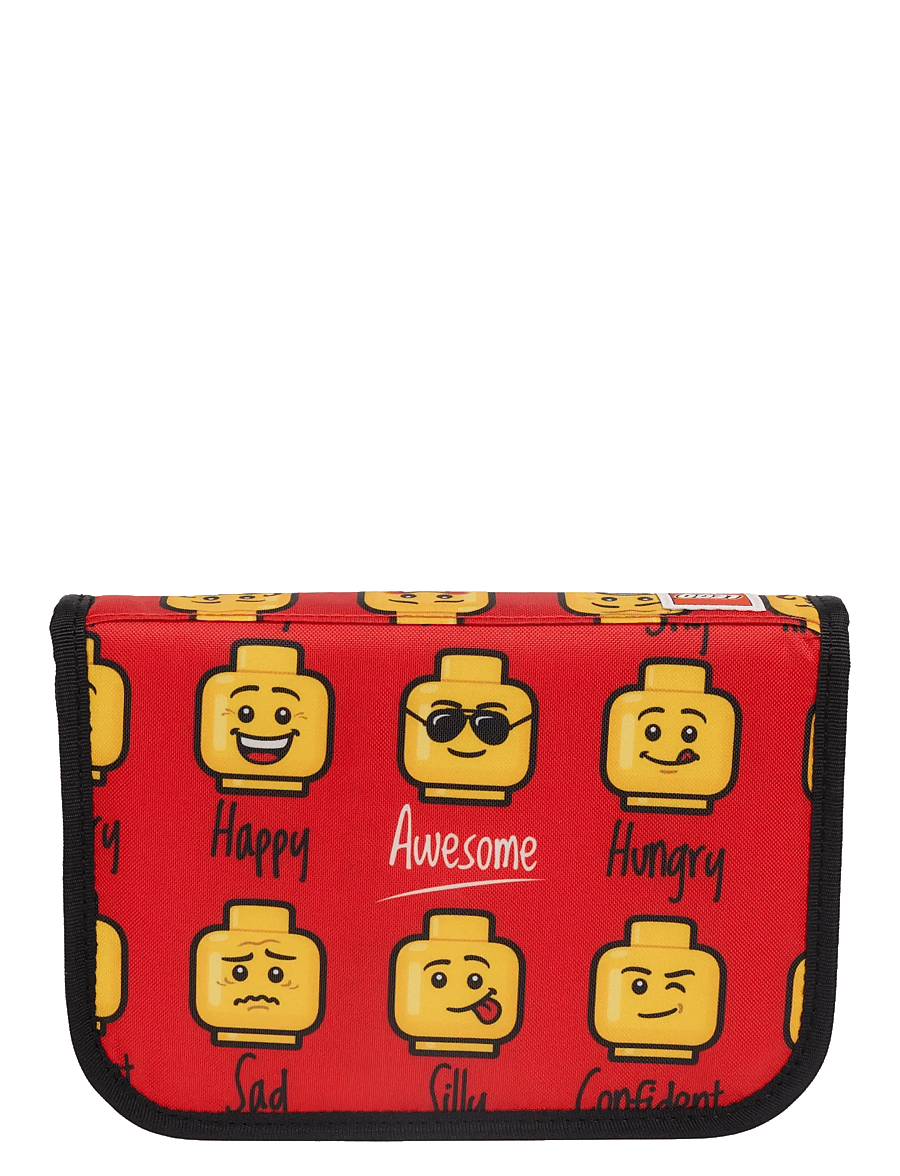 Lego Bags - LEGO® Pencil Case without content - pennfodral - minifigures™, red, today i feel - 1