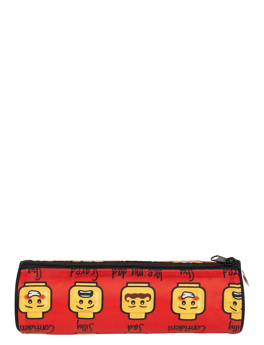 Lego Bags - LEGO® Pencil roll - pennfodral - minifigures™, red, today i feel - 1