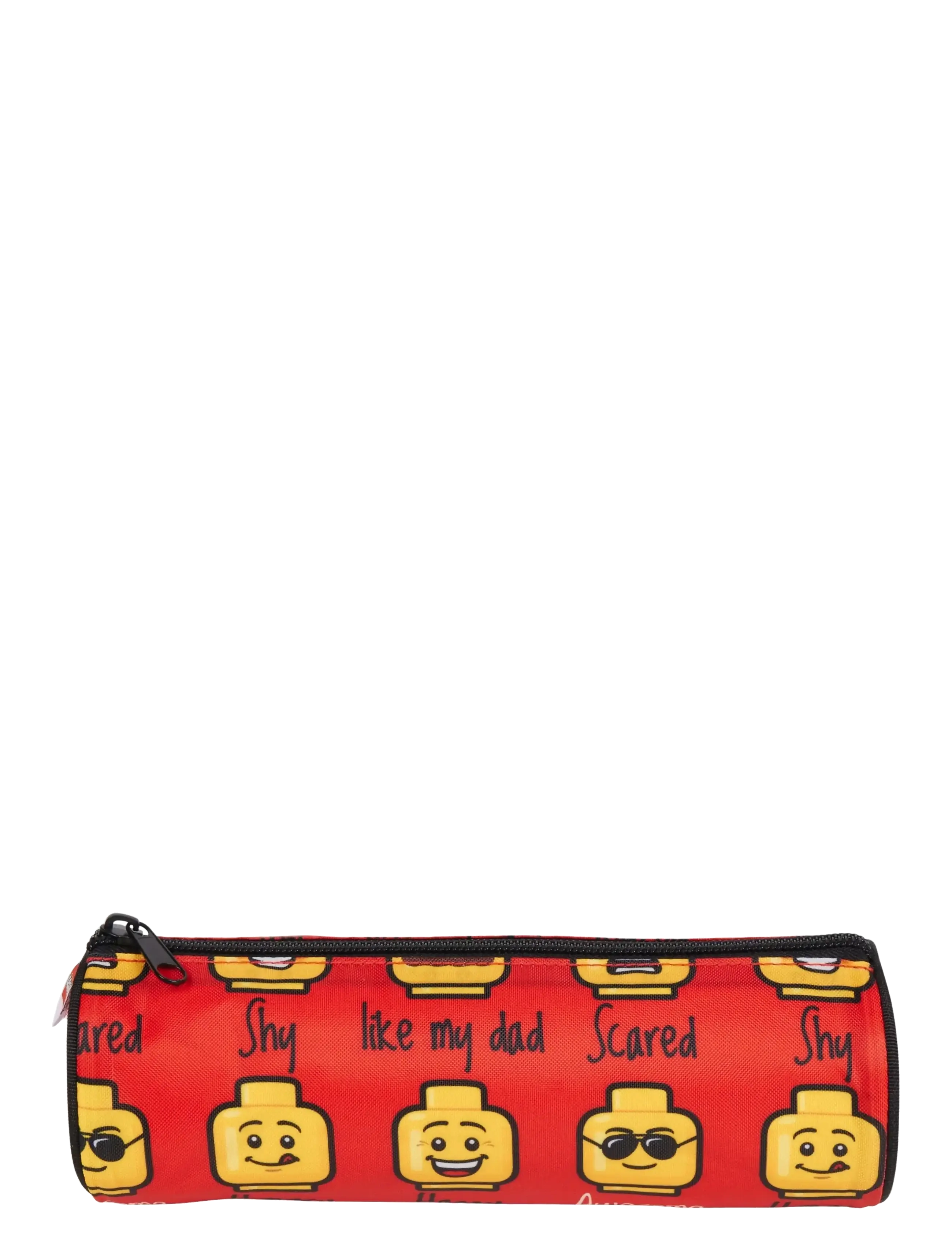 Lego Bags - LEGO® Pencil roll - pennfodral - minifigures™, red, today i feel - 2