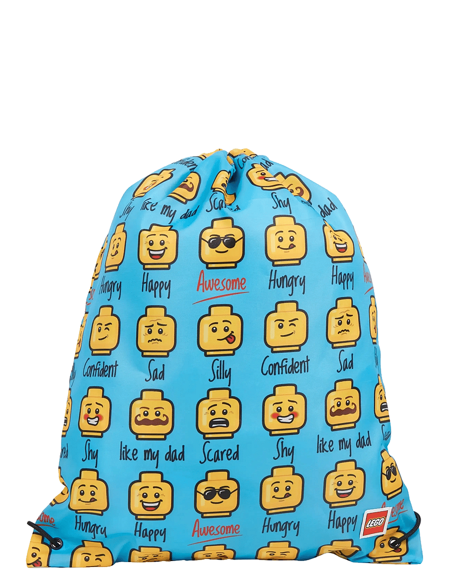 Lego Bags - LEGO® Drawstring Bag - sportväskor - minifigures™, today i feel - 0