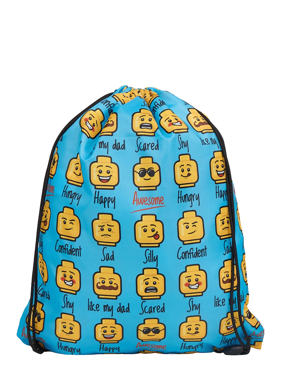 Lego Bags - LEGO® Drawstring Bag - sportväskor - minifigures™, today i feel - 1