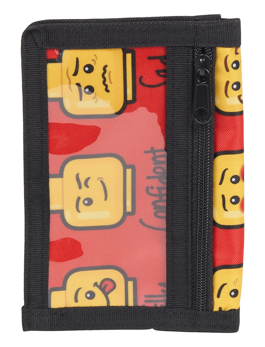 Lego Bags - LEGO® Wallet - plånböcker - minifigures™, red, today i feel - 1