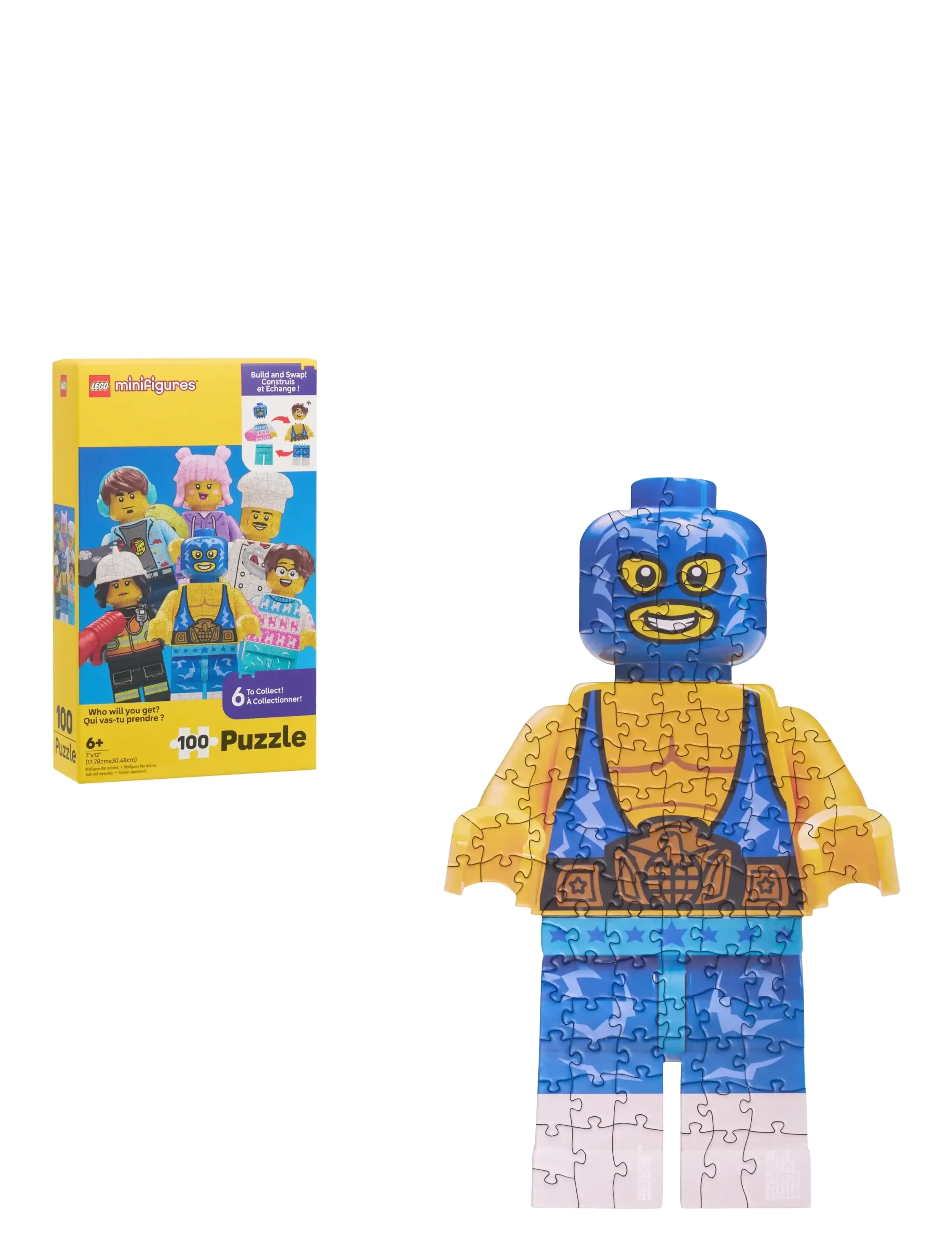 LEGO Puzzles - LEGO Minifigures Blind Bag Puzzle 100 Pcs  Asst. - klassiska pussel - multi - 1