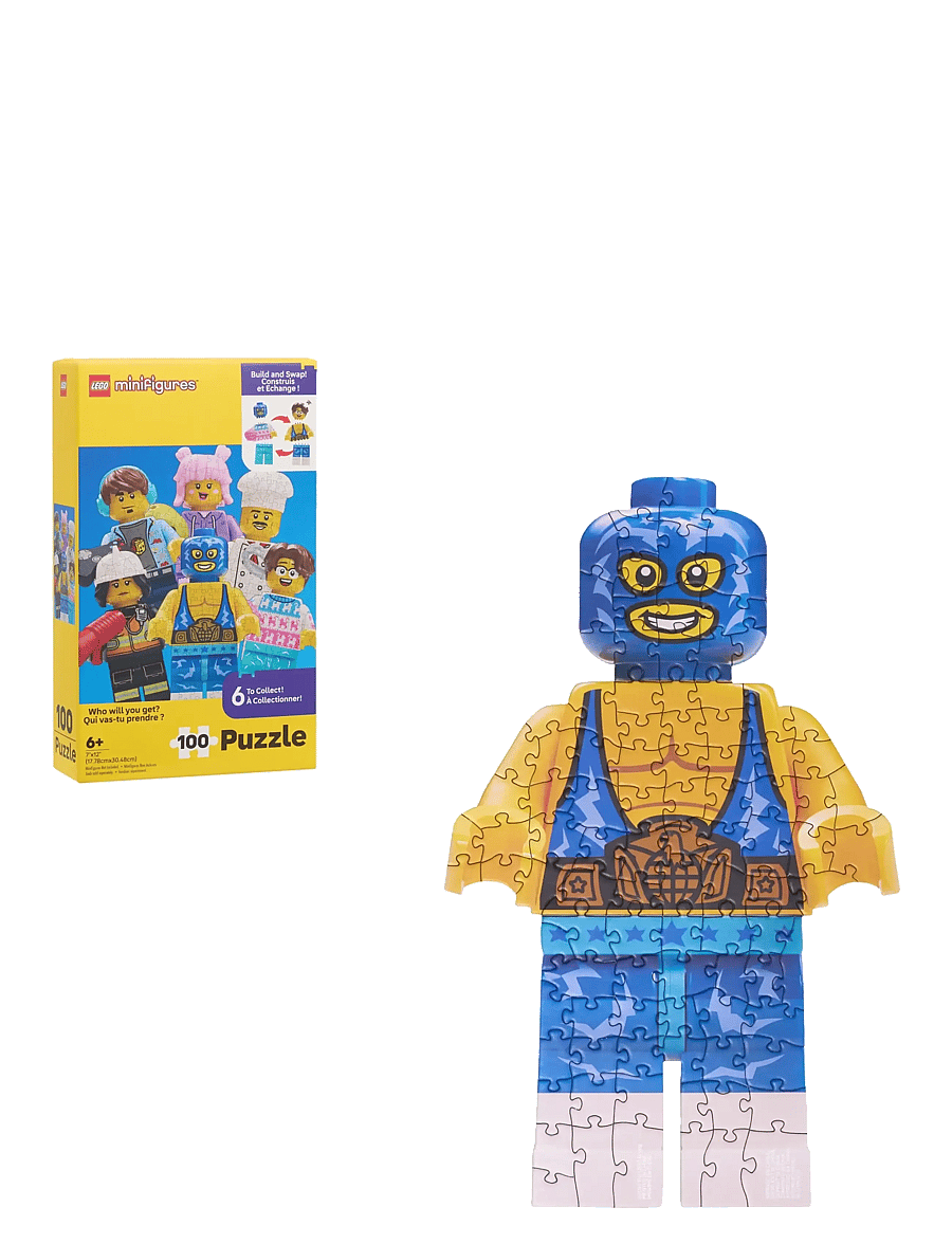 LEGO Puzzles - LEGO Minifigures Blind Bag Puzzle 100 Pcs Asst. - klassiska pussel - multi - 1