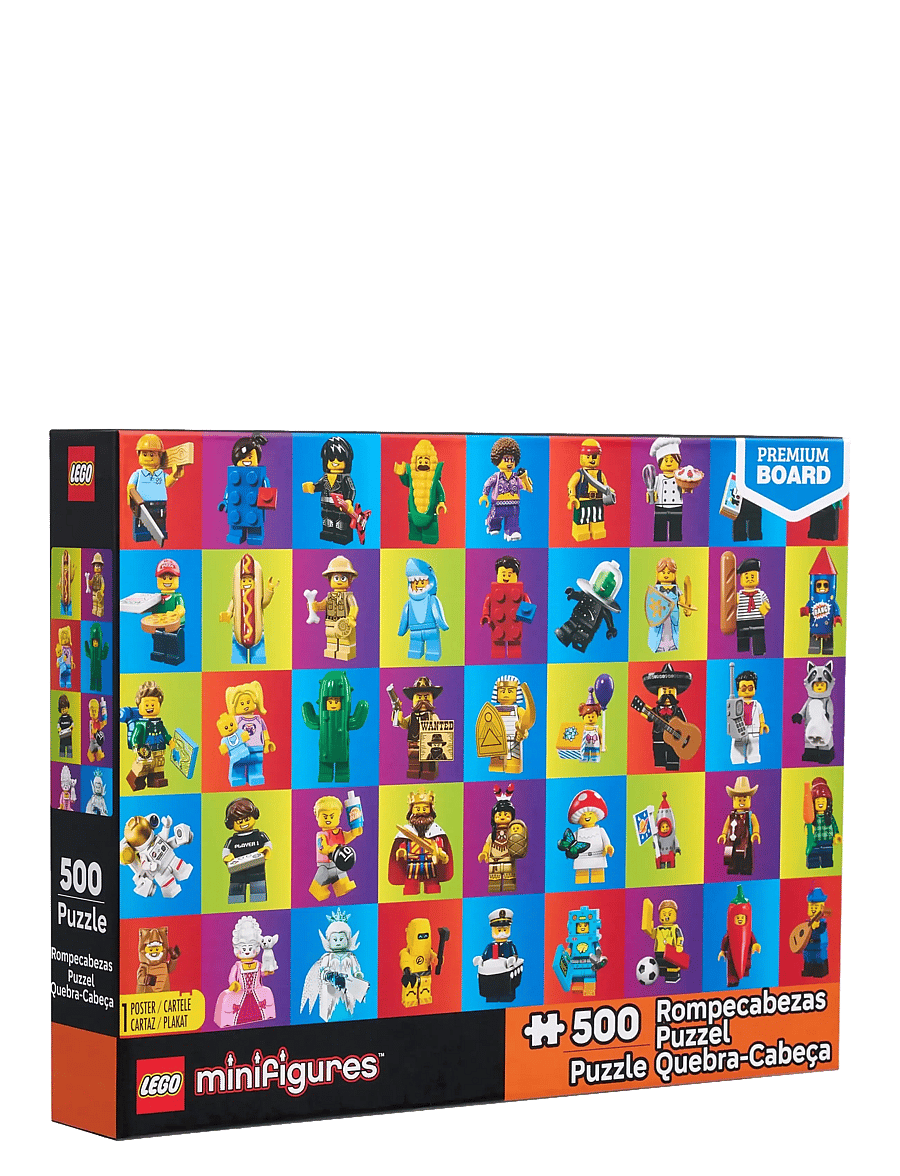 LEGO Puzzles - LEGO Minifigures Collage 1 Puzzle 500 Pcs - klassiska pussel - multi - 0