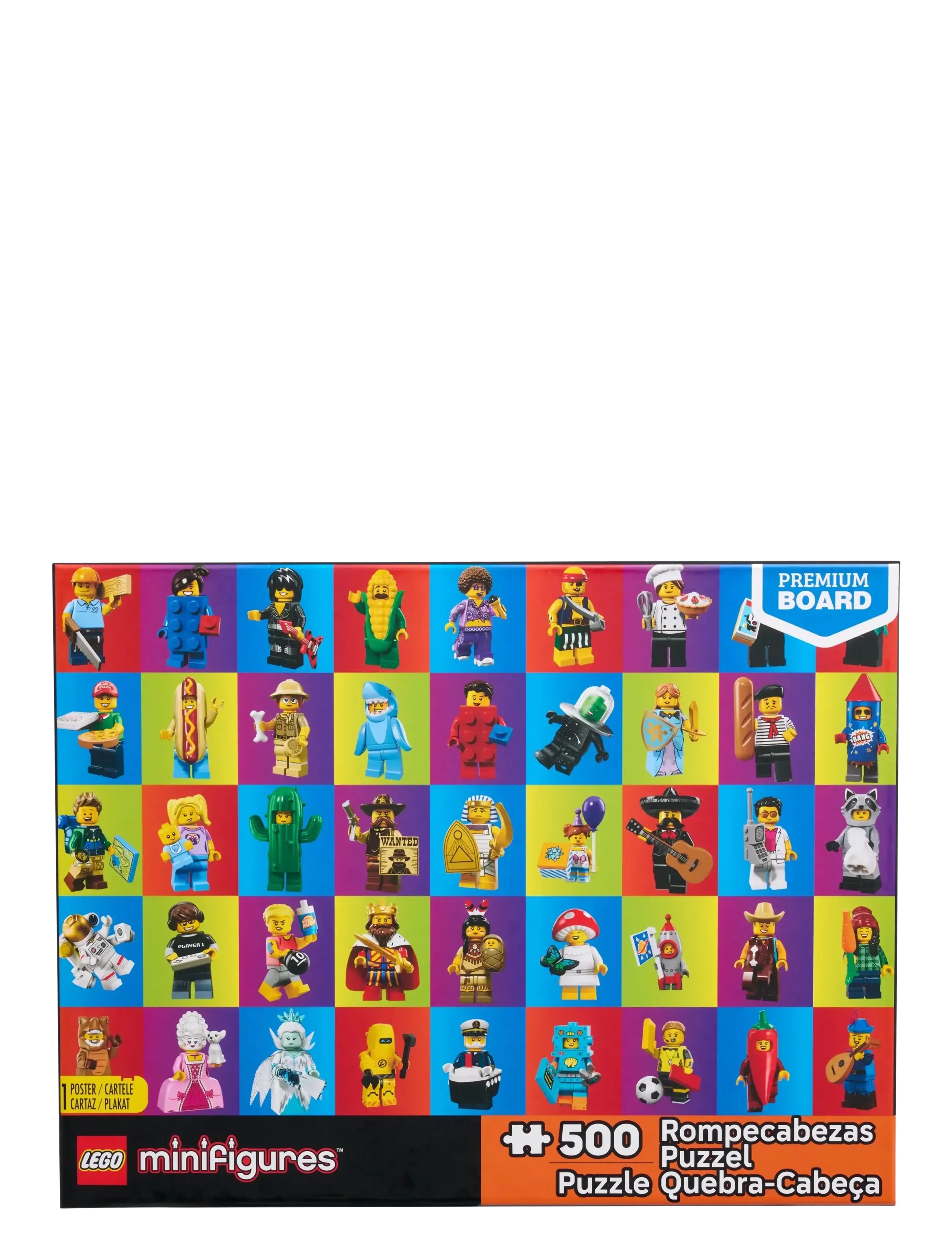 LEGO Puzzles - LEGO Minifigures Collage 1 Puzzle 500 Pcs - klassiska pussel - multi - 4