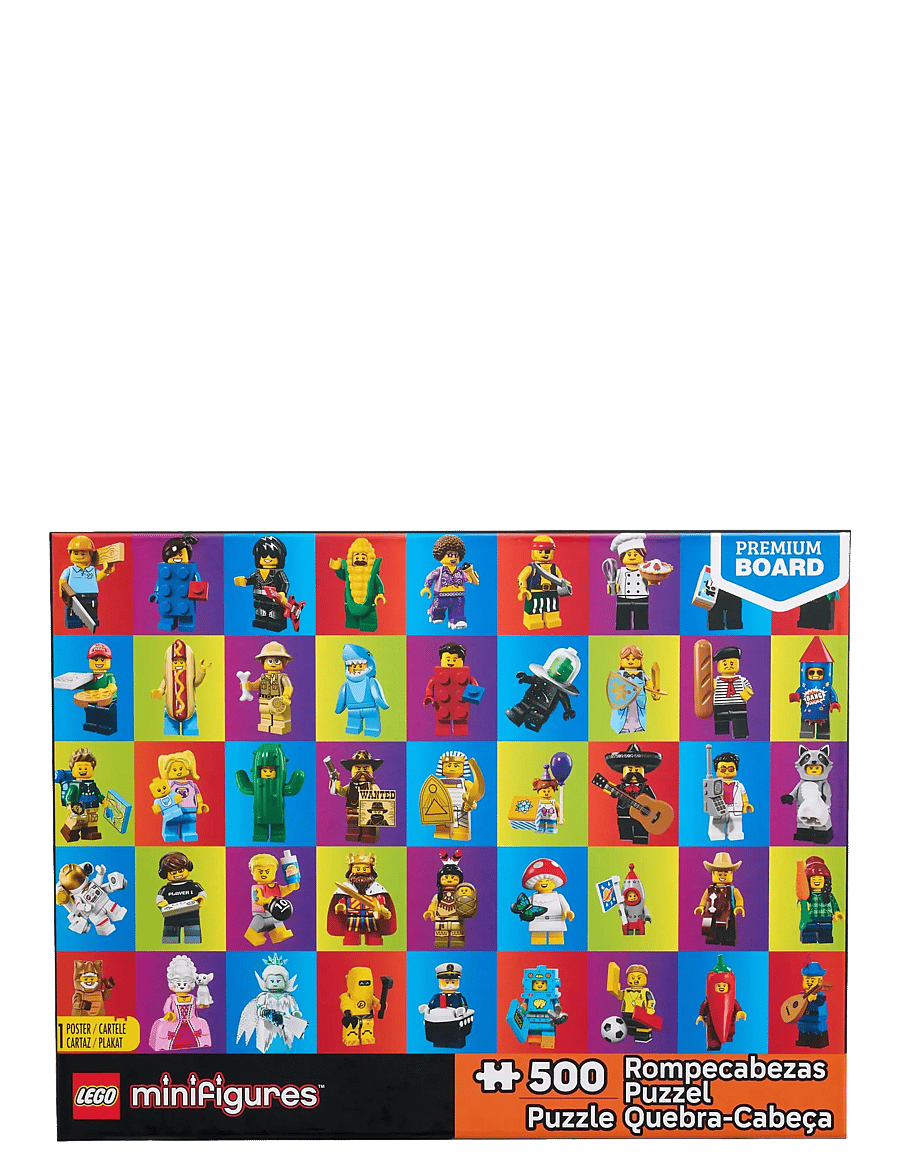 LEGO Puzzles - LEGO Minifigures Collage 1 Puzzle 500 Pcs - klassiska pussel - multi - 4