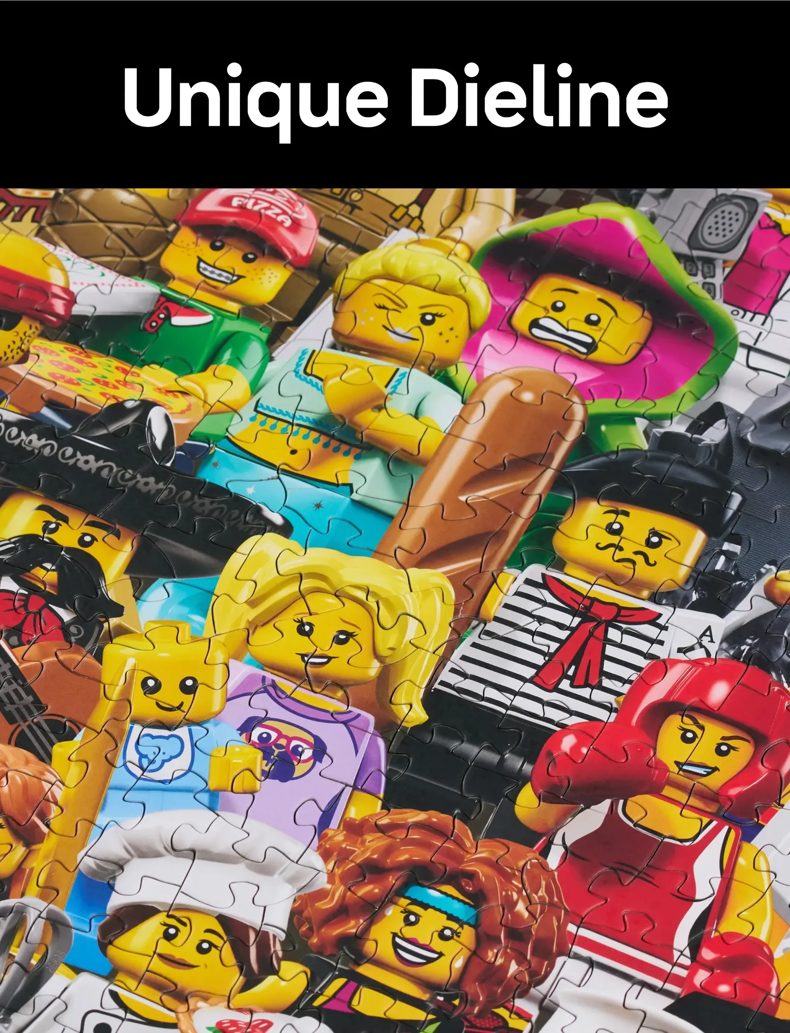 LEGO Puzzles - LEGO Minifigures Collage 1 Puzzle 500 Pcs - klassiska pussel - multi - 5