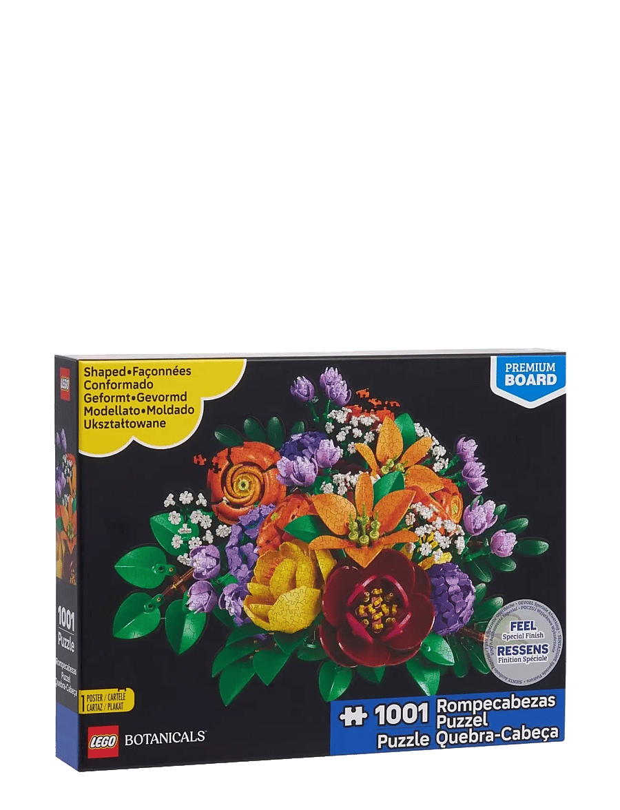 LEGO Puzzles - LEGO Purple Floral Puzzle 1000 Pcs - klassiska pussel - multi - 0