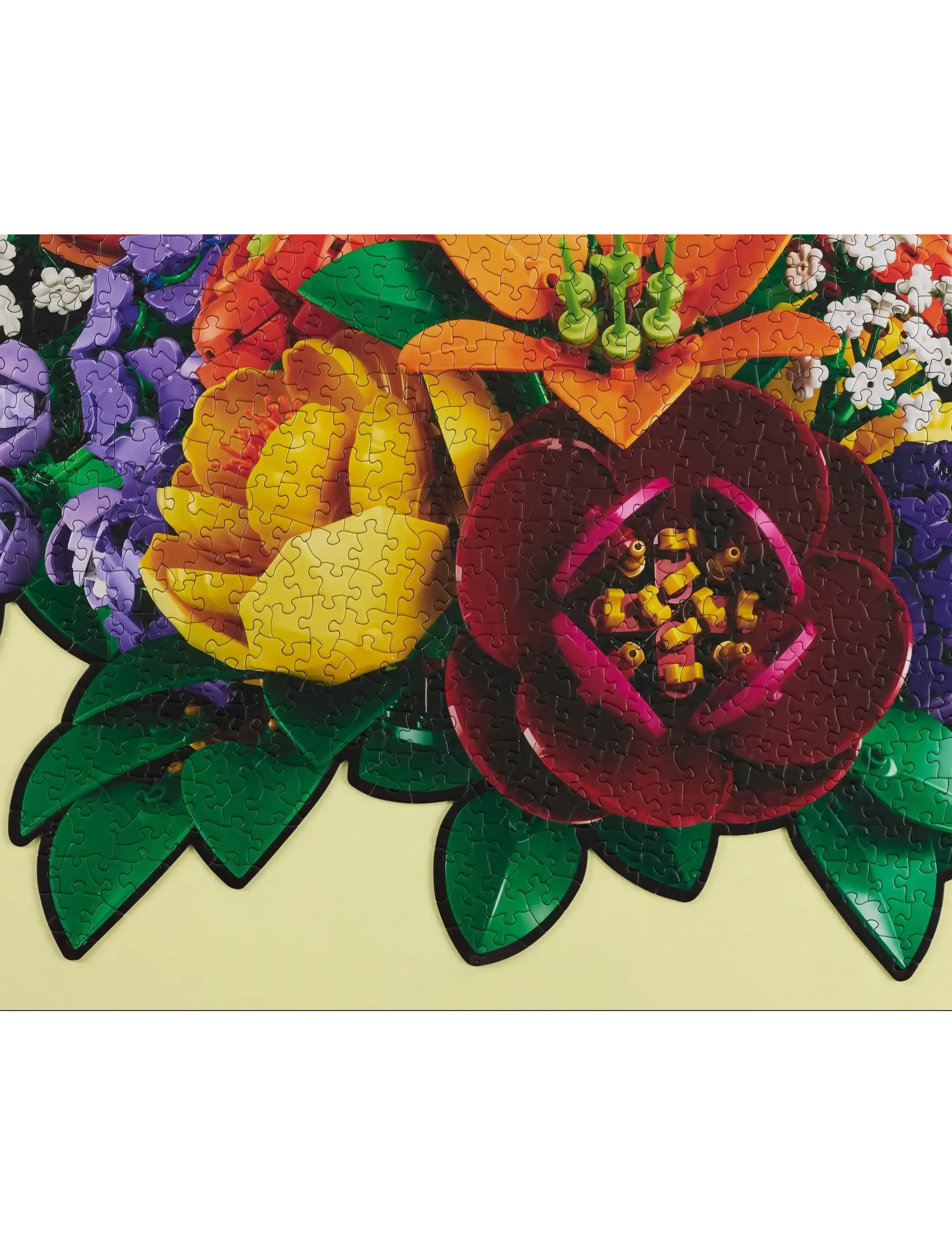 LEGO Puzzles - LEGO Purple Floral Puzzle 1000 Pcs - klassiska pussel - multi - 4