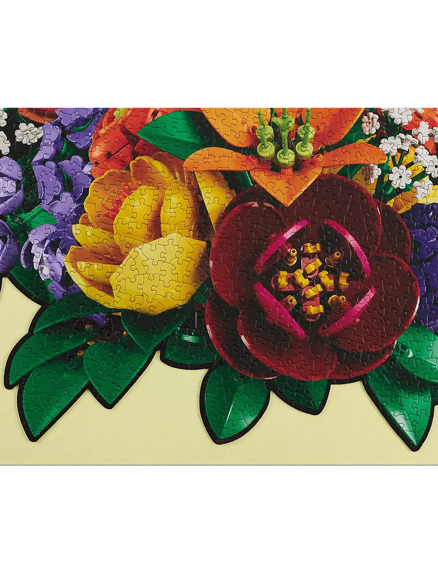 LEGO Puzzles - LEGO Purple Floral Puzzle 1000 Pcs - klassiska pussel - multi - 4