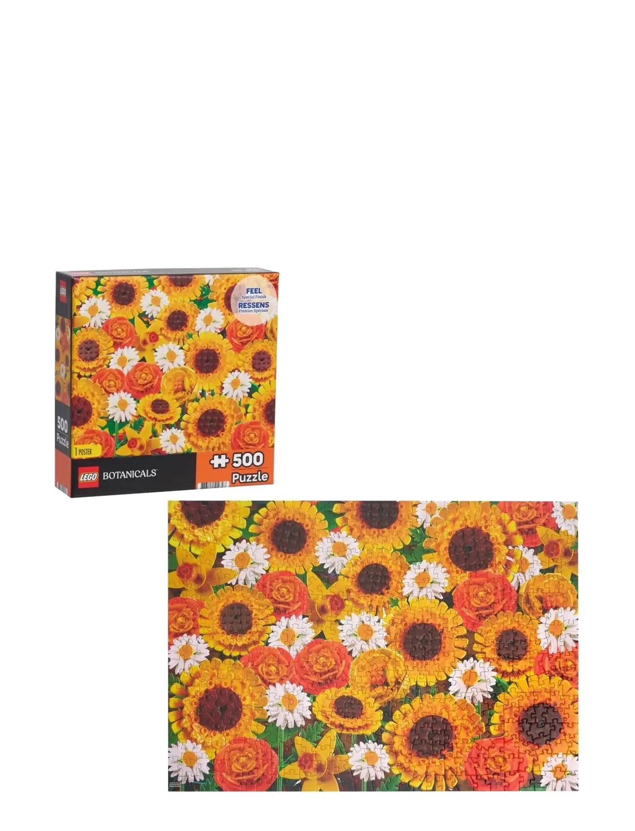 LEGO Puzzles LEGO Sunflower Collage Puzzle 500 Pcs - Klassiske puslespil - MULTI / multi
