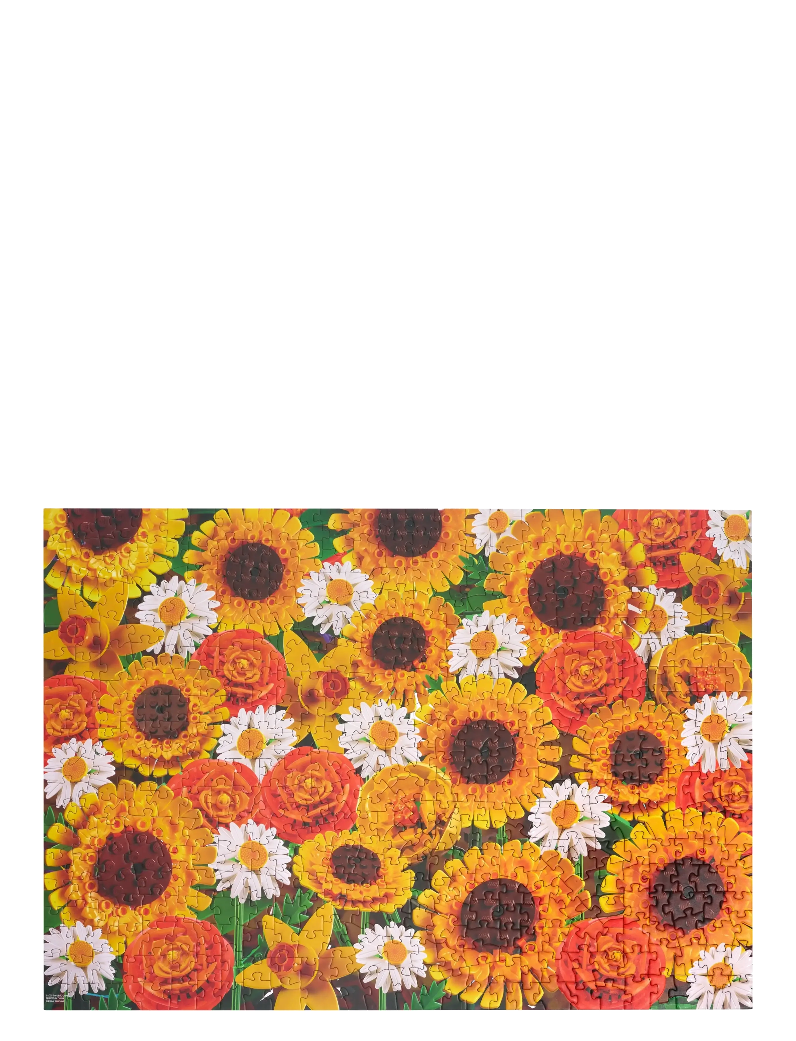 LEGO Puzzles - LEGO Sunflower Collage Puzzle 500 Pcs - klassiske puslespil - multi - 1
