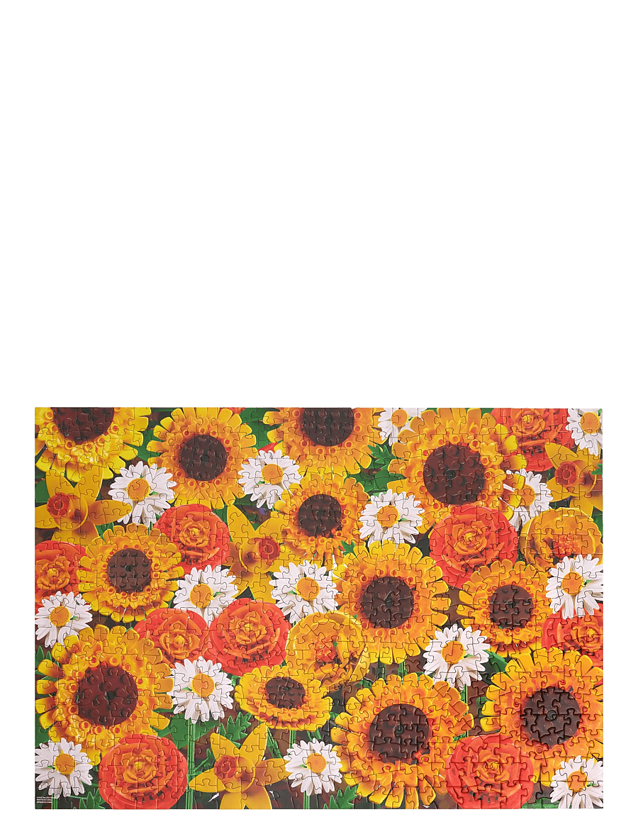 LEGO Puzzles - LEGO Sunflower Collage Puzzle 500 Pcs - klassiska pussel - multi - 1
