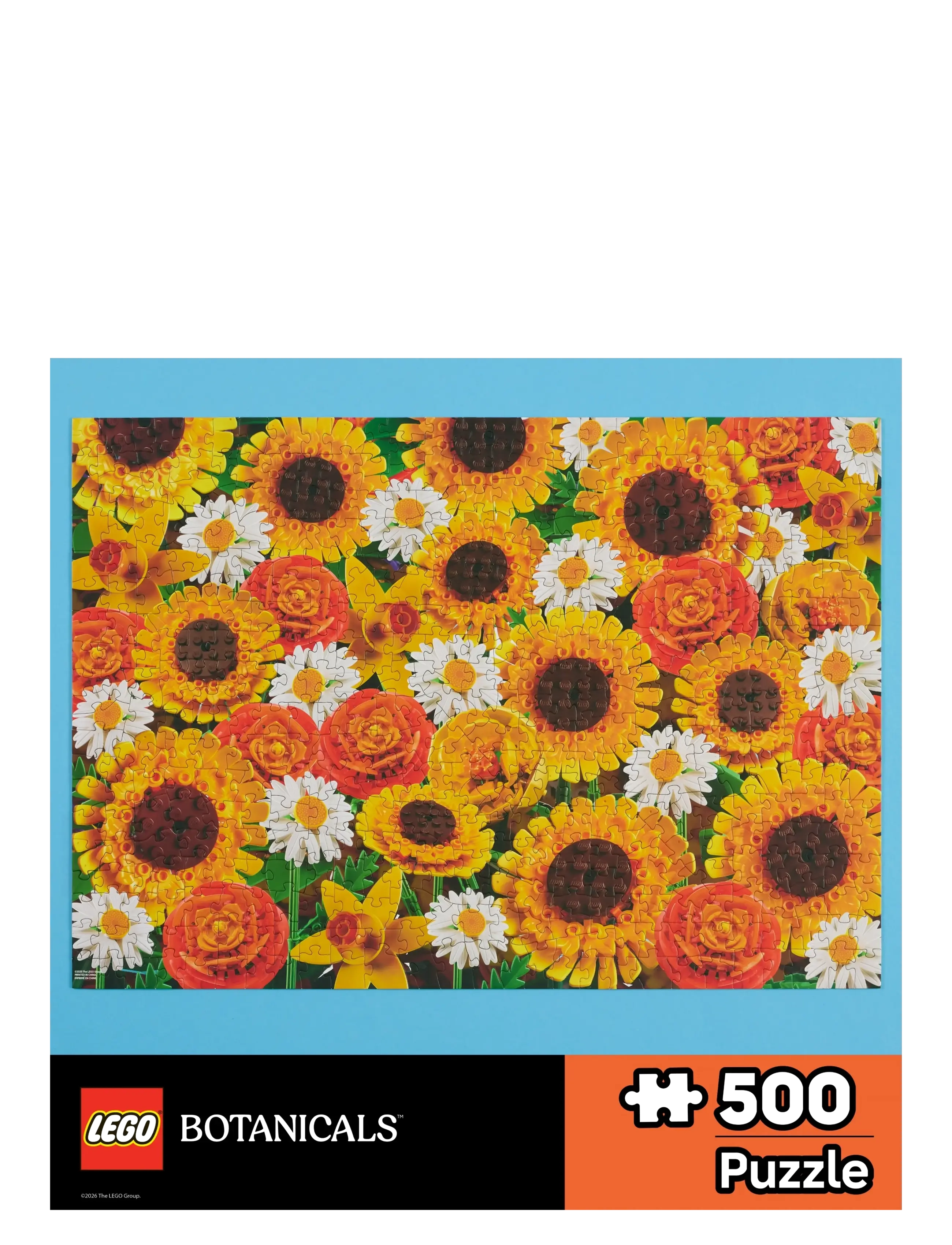 LEGO Puzzles - LEGO Sunflower Collage Puzzle 500 Pcs - klassiske puslespil - multi - 3