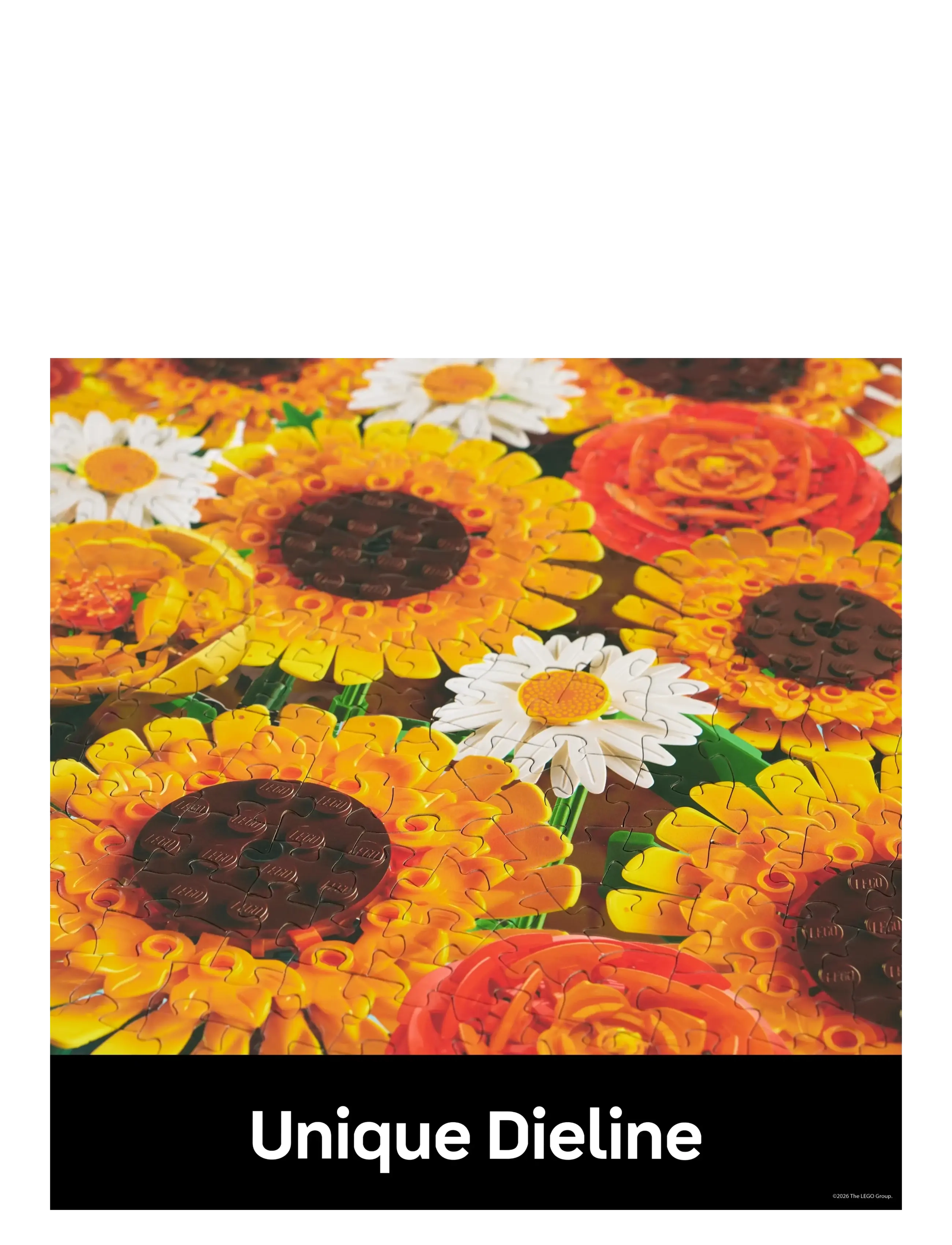 LEGO Puzzles - LEGO Sunflower Collage Puzzle 500 Pcs - klassiske puslespil - multi - 4