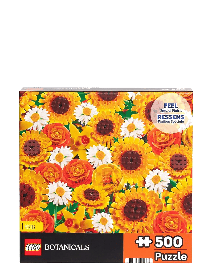 LEGO Puzzles - LEGO Sunflower Collage Puzzle 500 Pcs - klassiska pussel - multi - 5