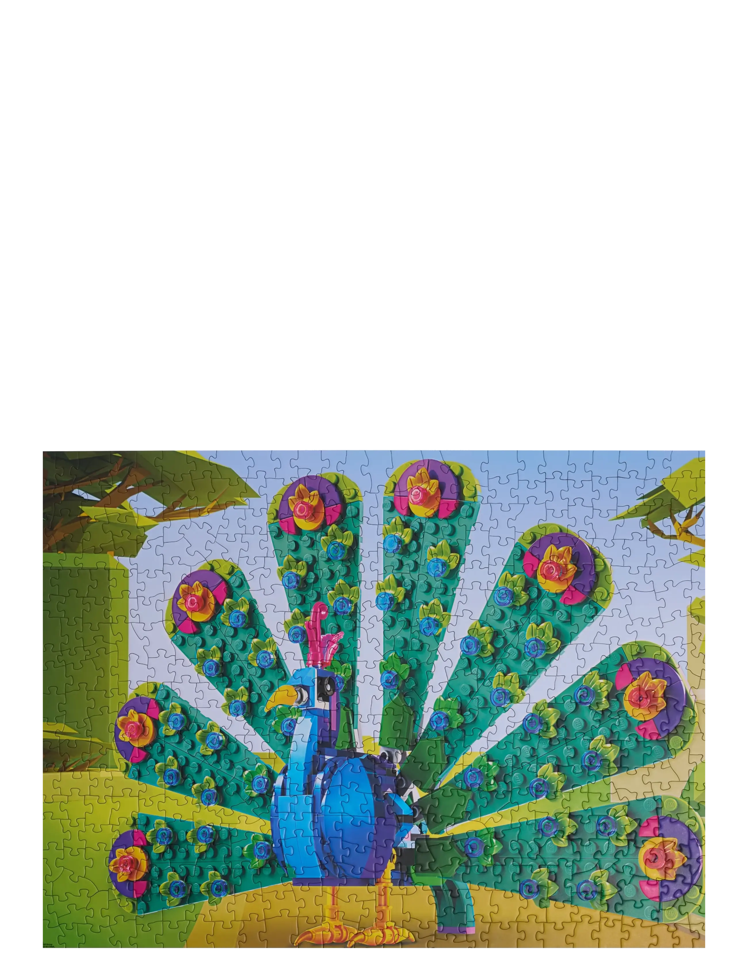 LEGO Puzzles - LEGO Peacock Puzzle 500 Pcs - klassiska pussel - multi - 2