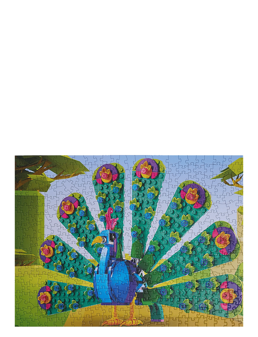 LEGO Puzzles - LEGO Peacock Puzzle 500 Pcs - klassiska pussel - multi - 2