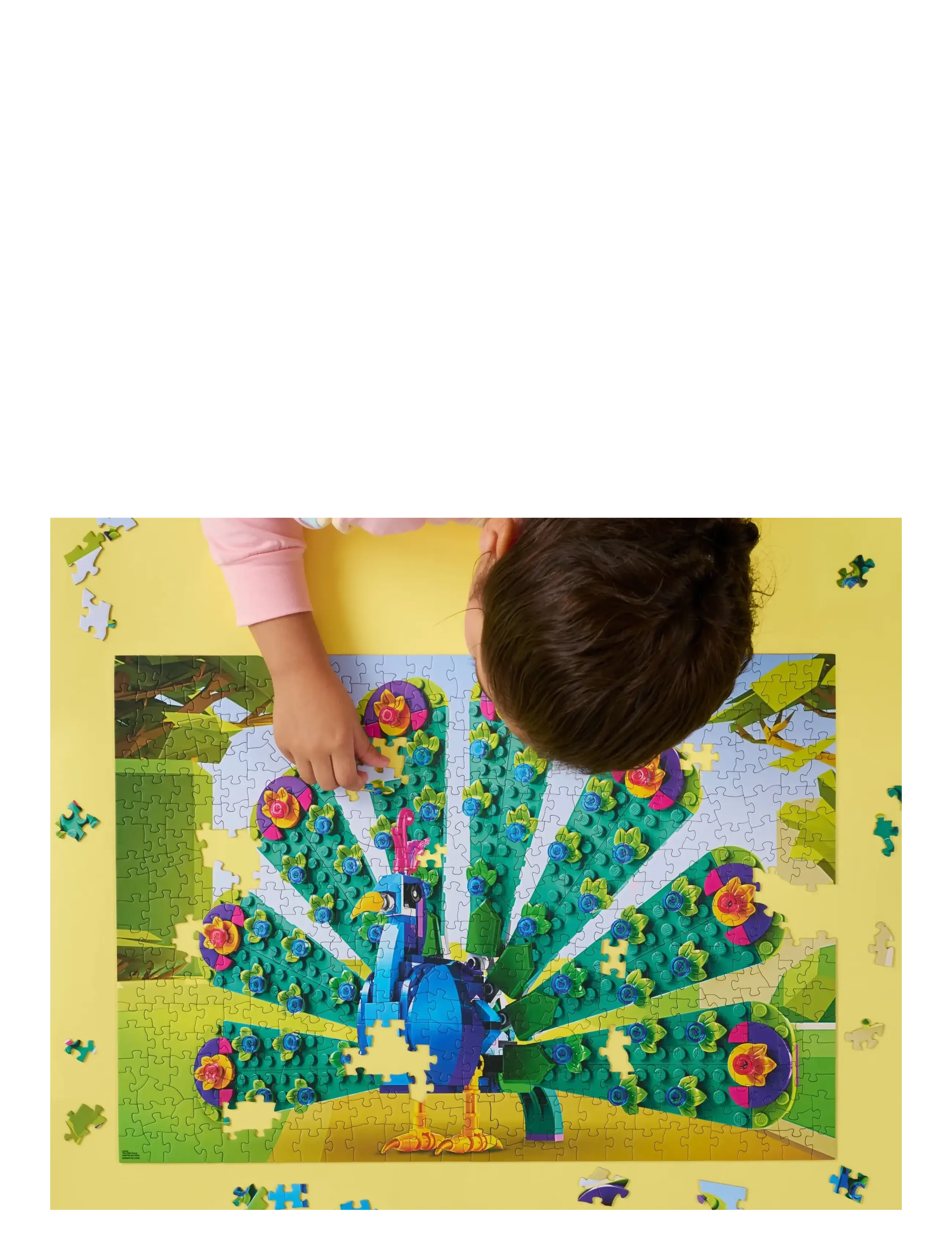 LEGO Puzzles - LEGO Peacock Puzzle 500 Pcs - klassiska pussel - multi - 0