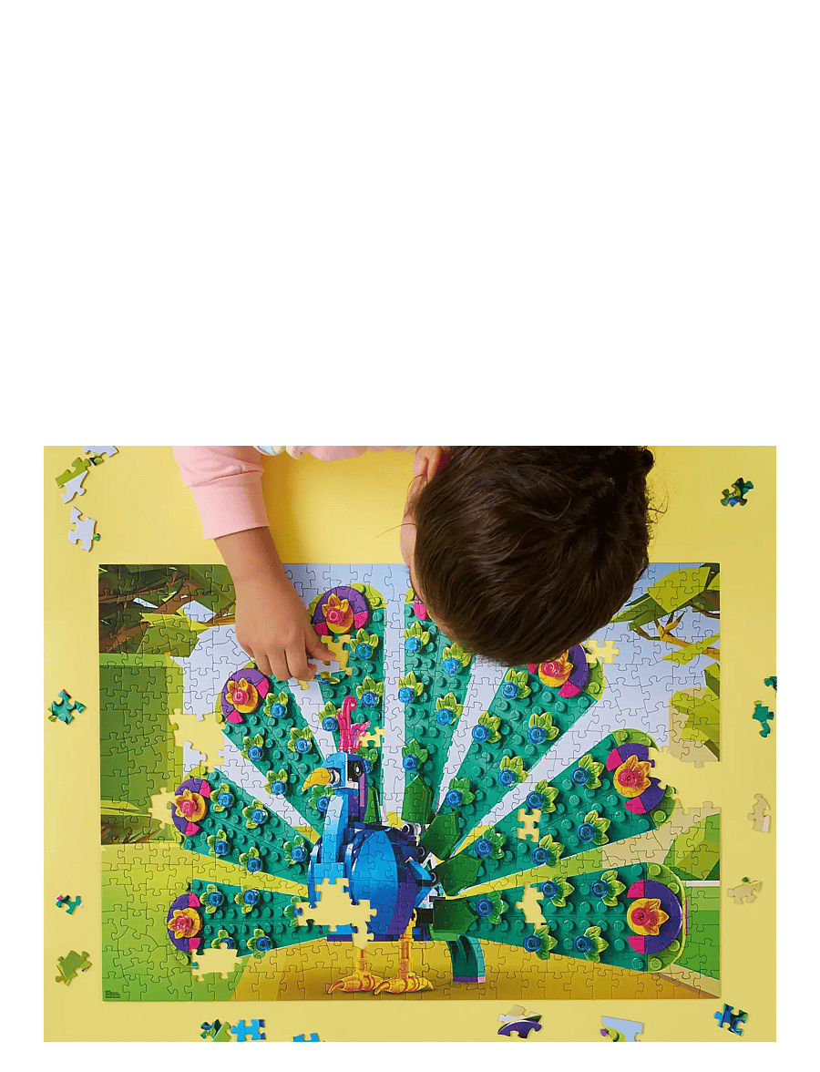 LEGO Puzzles - LEGO Peacock Puzzle 500 Pcs - klassiska pussel - multi - 0