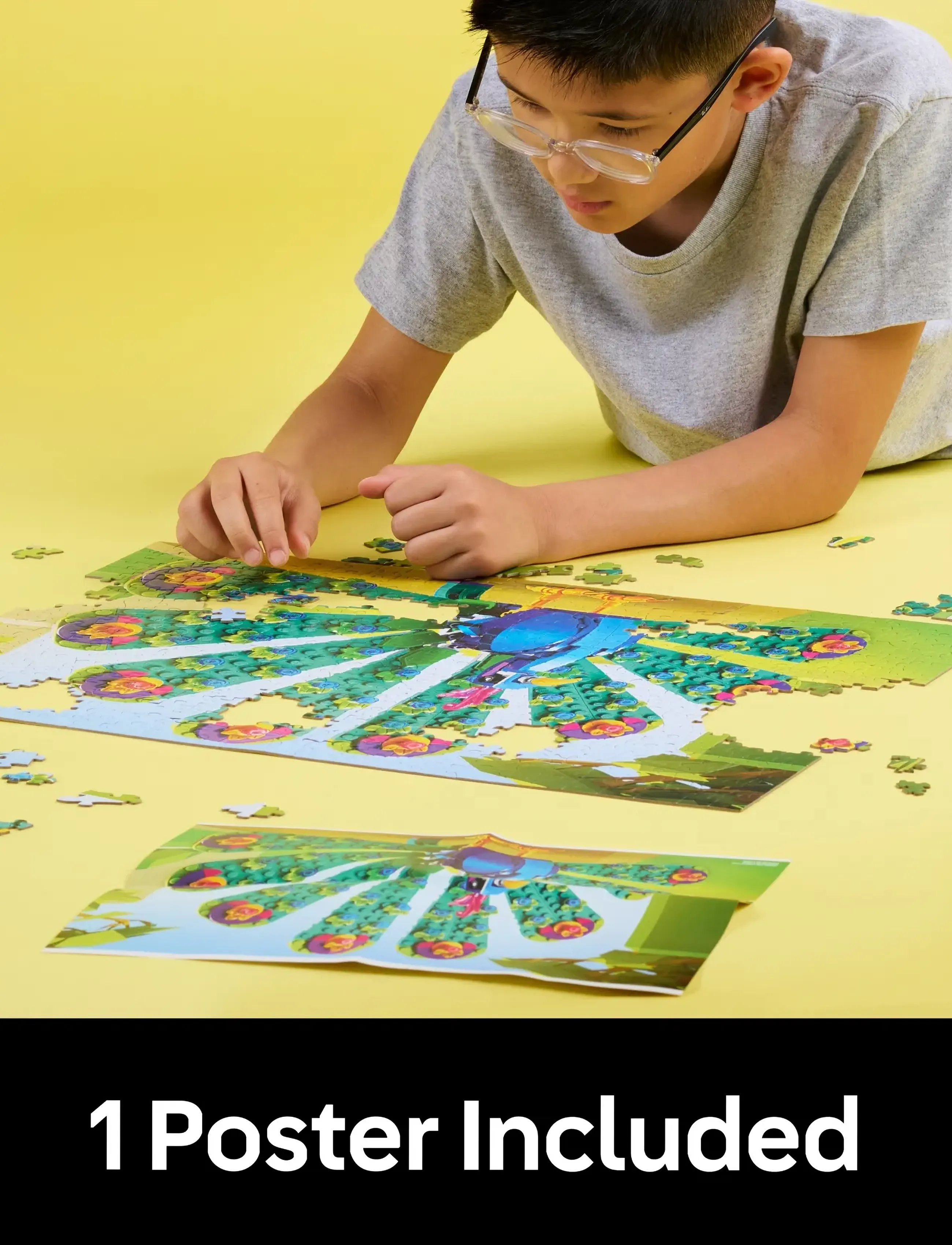 LEGO Puzzles - LEGO Peacock Puzzle 500 Pcs - klassiska pussel - multi - 4