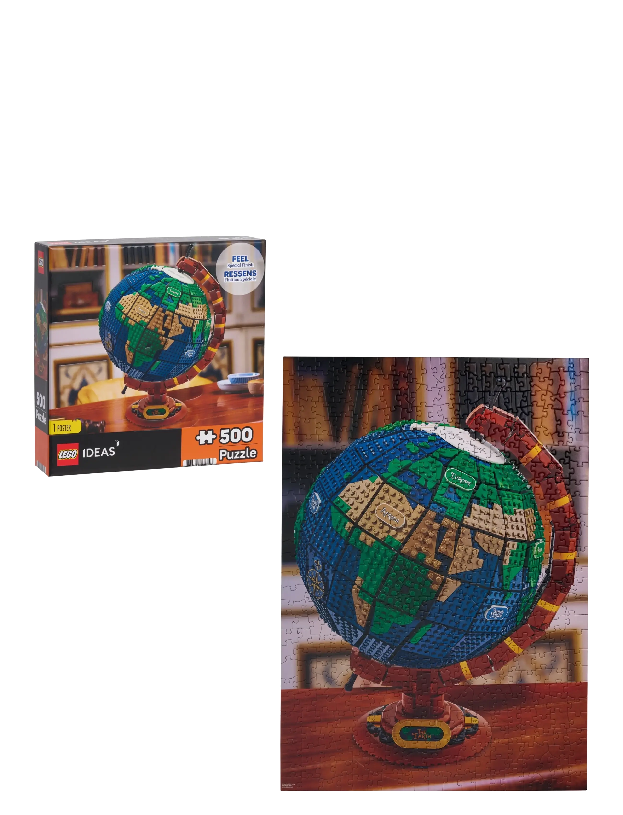 LEGO Puzzles LEGO Globe Puzzle 500 Pcs - LEGO Puzzles - MULTI / multi