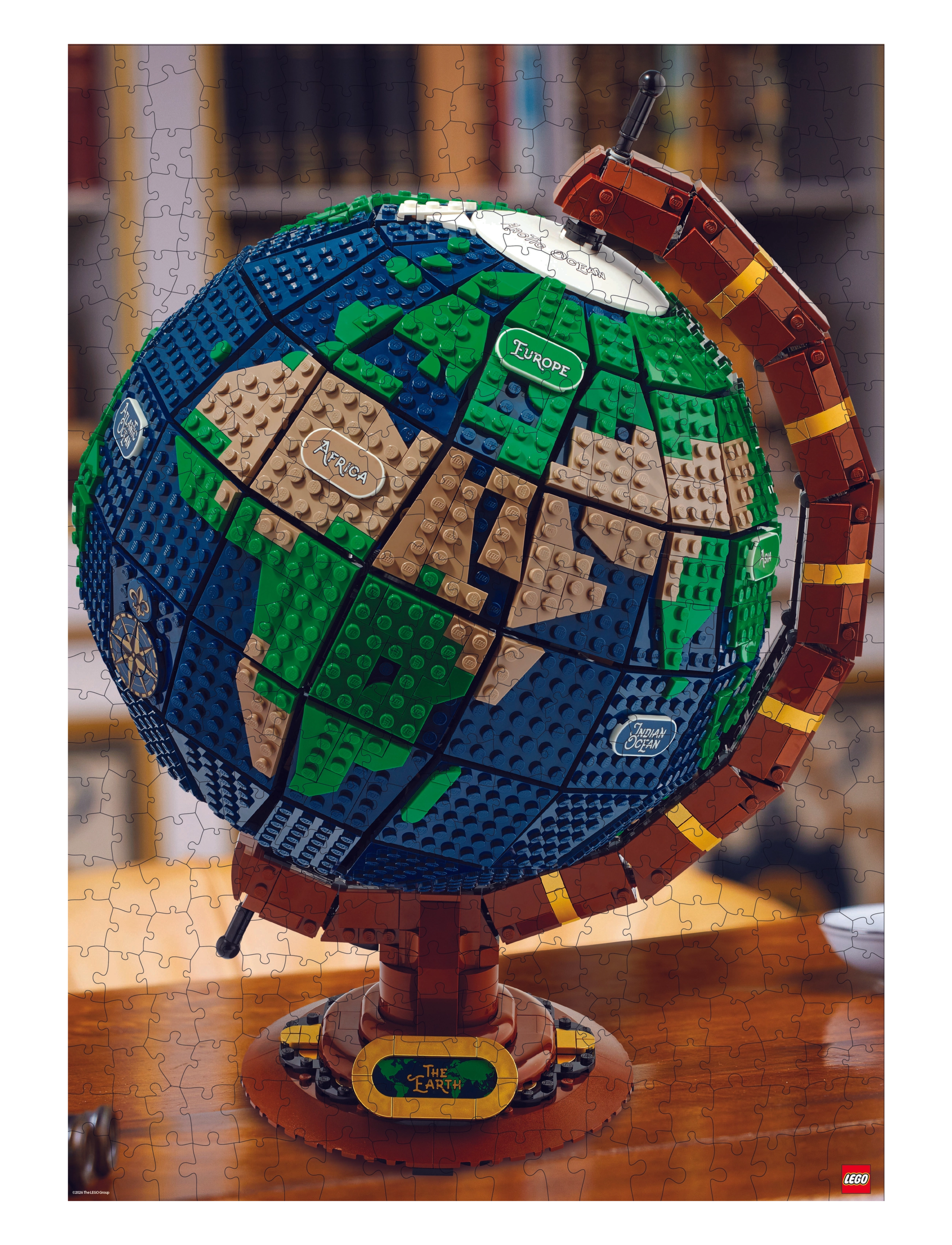 LEGO Puzzles - LEGO Globe Puzzle 500 Pcs - pedagogiska pussel - multi - 1