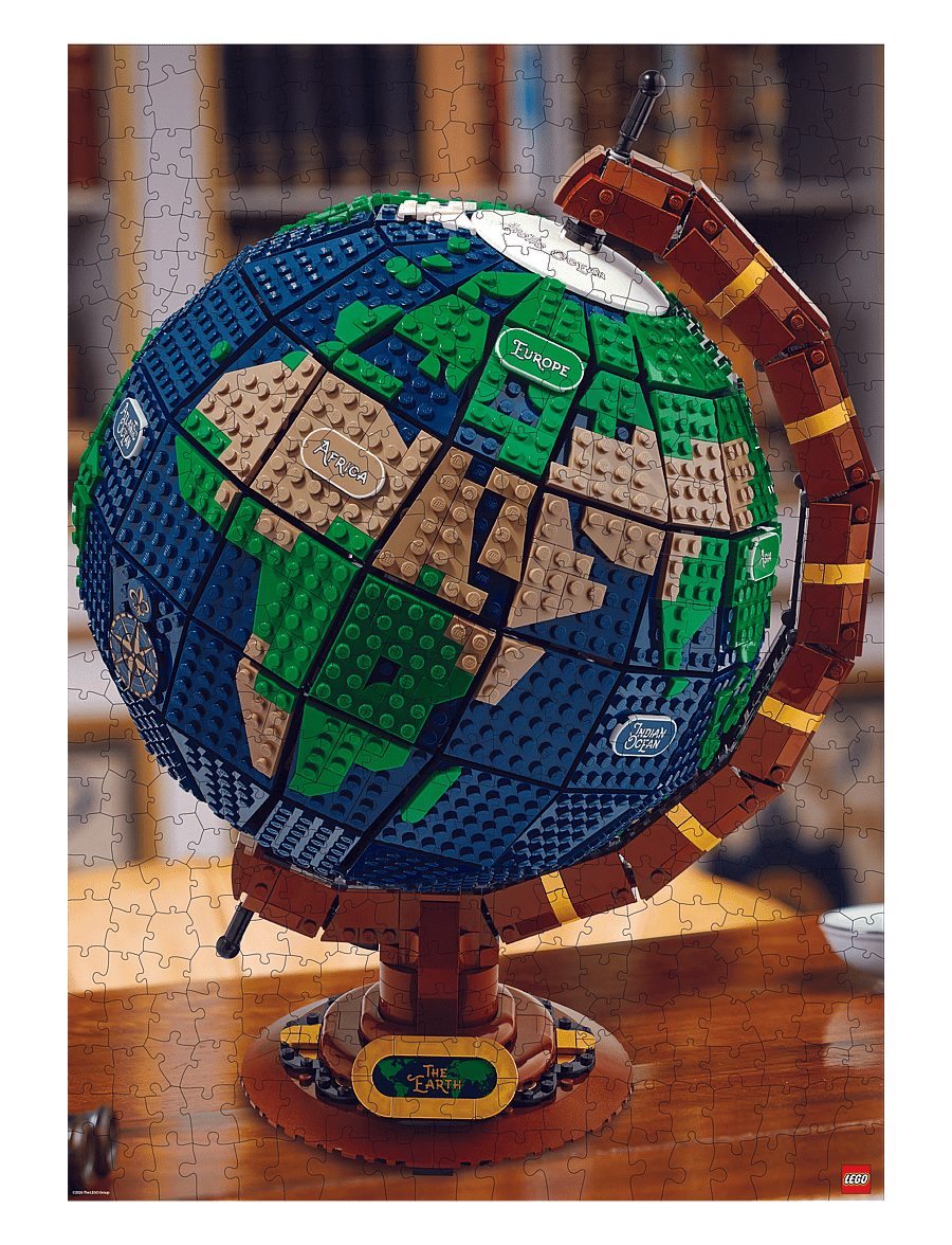 LEGO Puzzles - LEGO Globe Puzzle 500 Pcs - pedagogiska pussel - multi - 1