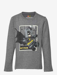 LEGO kidswear - T-SHIRT LS - langærmede t-shirts - dark grey melange - 0