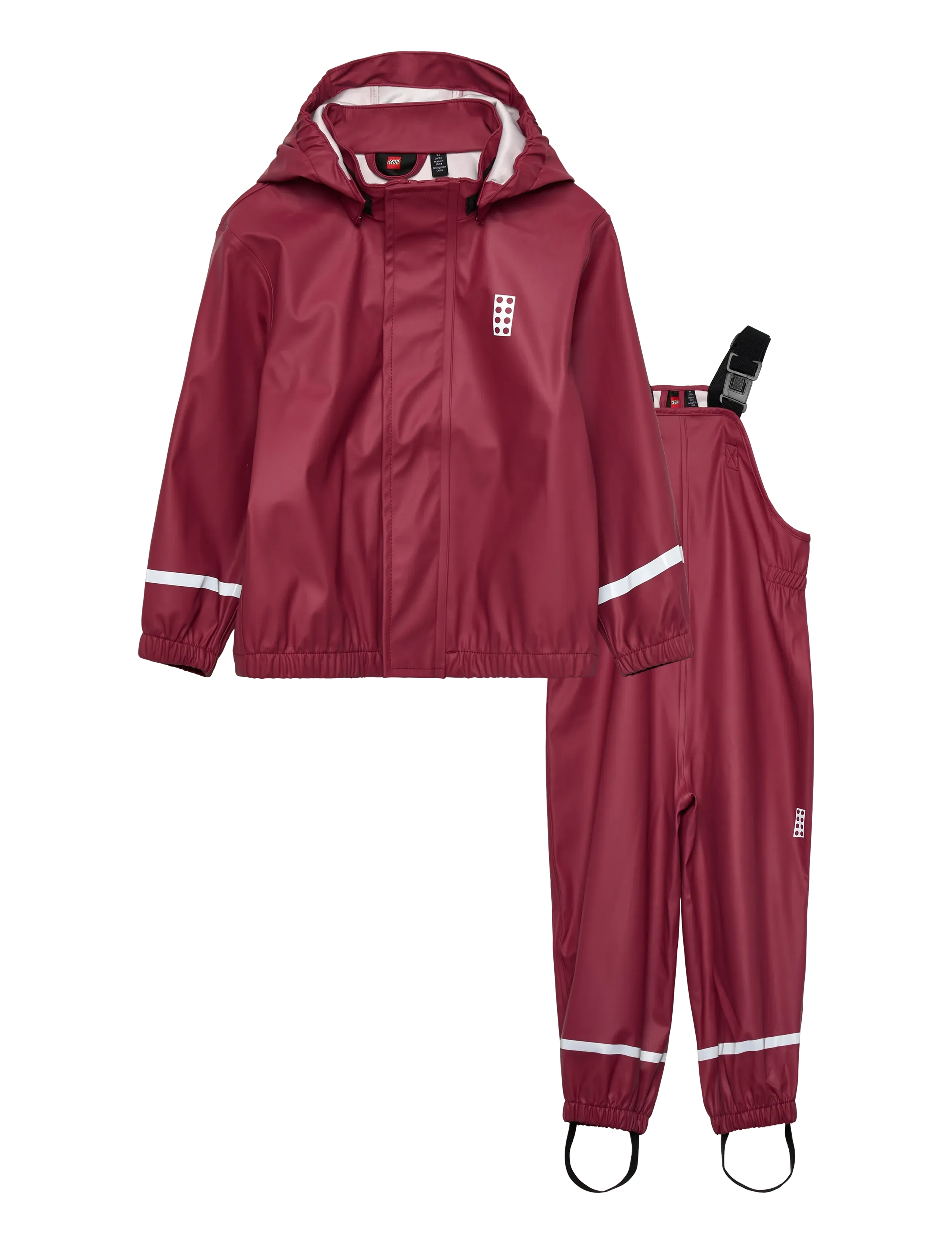Lego Wear Lwjivan 200 Pu Rain Set., 92, Rainwear, Rot - Rainwear Sets, Kinder