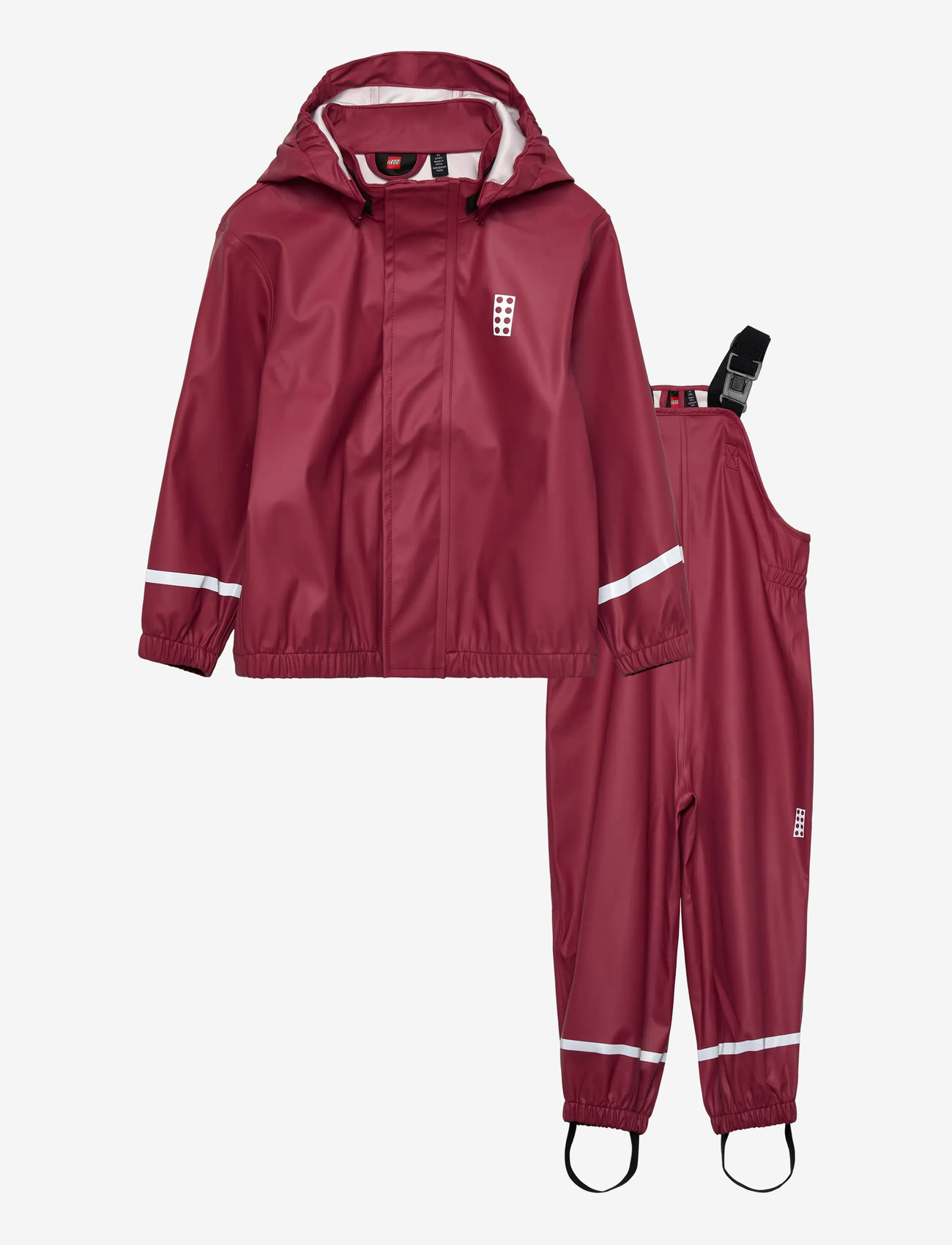 LEGO kidswear - LWJIVAN 200 - PU RAIN SET - regnställ - earth red - 0