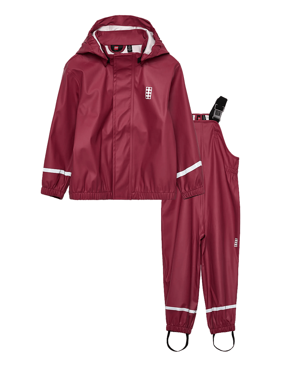 Lego Wear - LWJIVAN 200 - PU RAIN SET. - regensets - earth red - 0