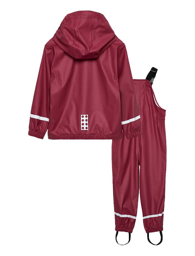LEGO kidswear - LWJIVAN 200 - PU RAIN SET - regnställ - earth red - 1