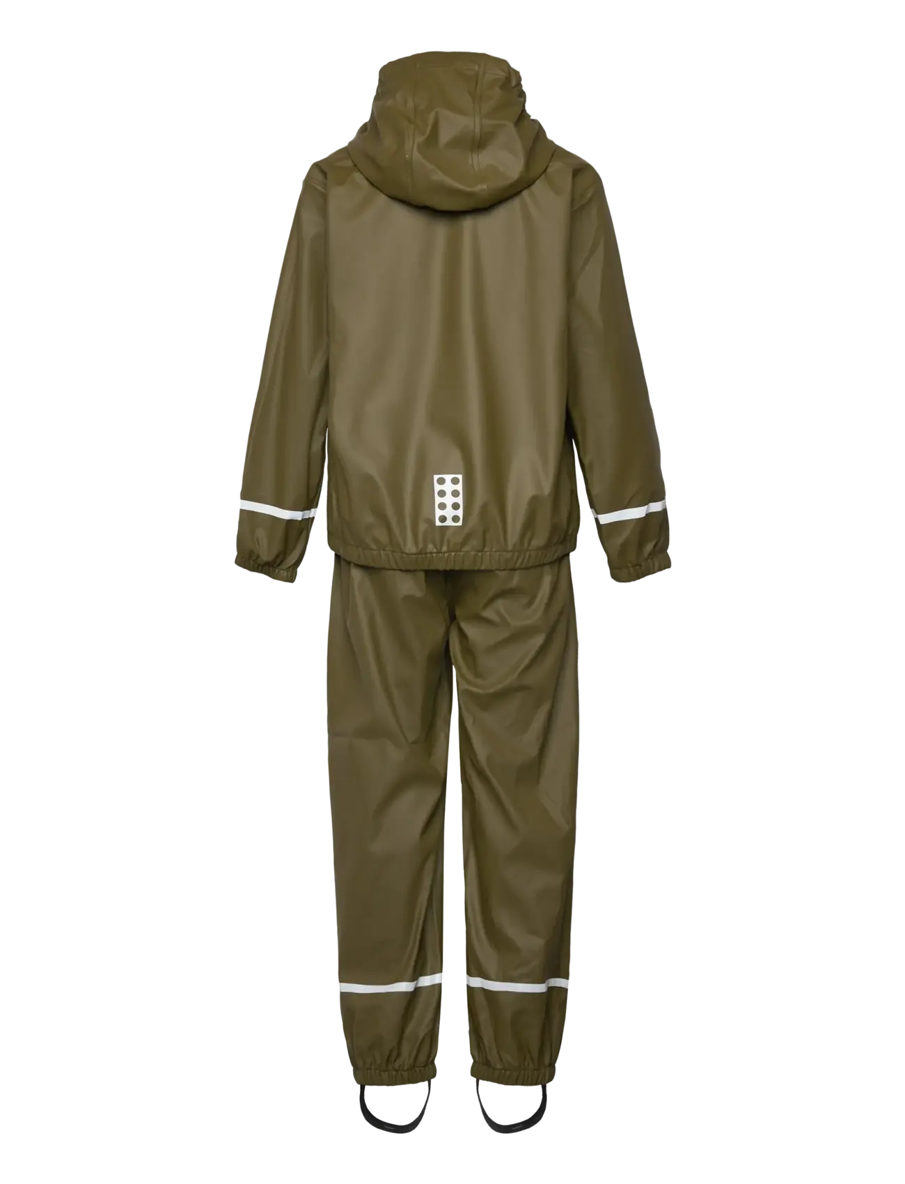 Lego Wear - LWJORI 200 - PU RAIN SET. - regnsæt - dark olive - 1