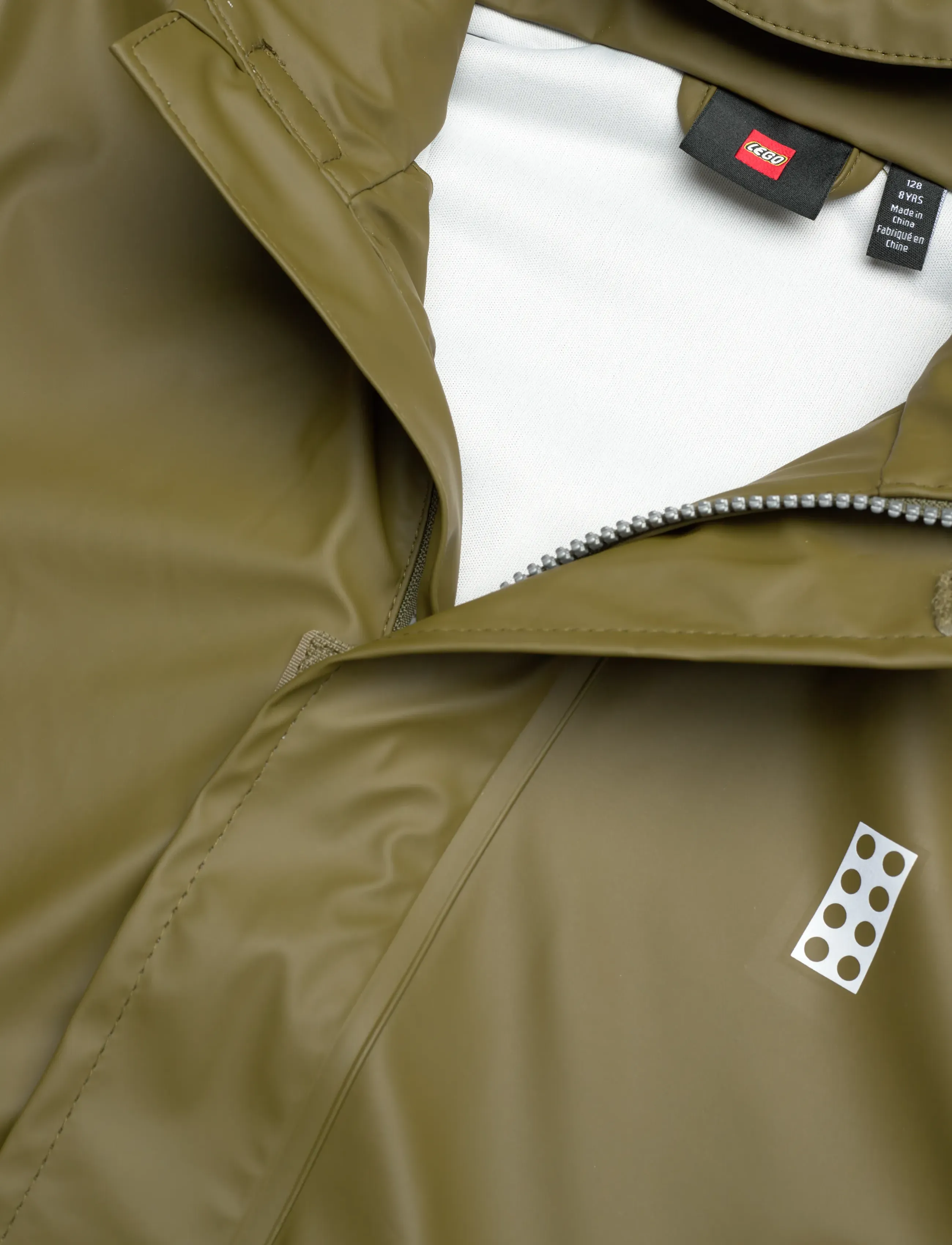 Lego Wear - LWJORI 200 - PU RAIN SET. - regnsæt - dark olive - 4