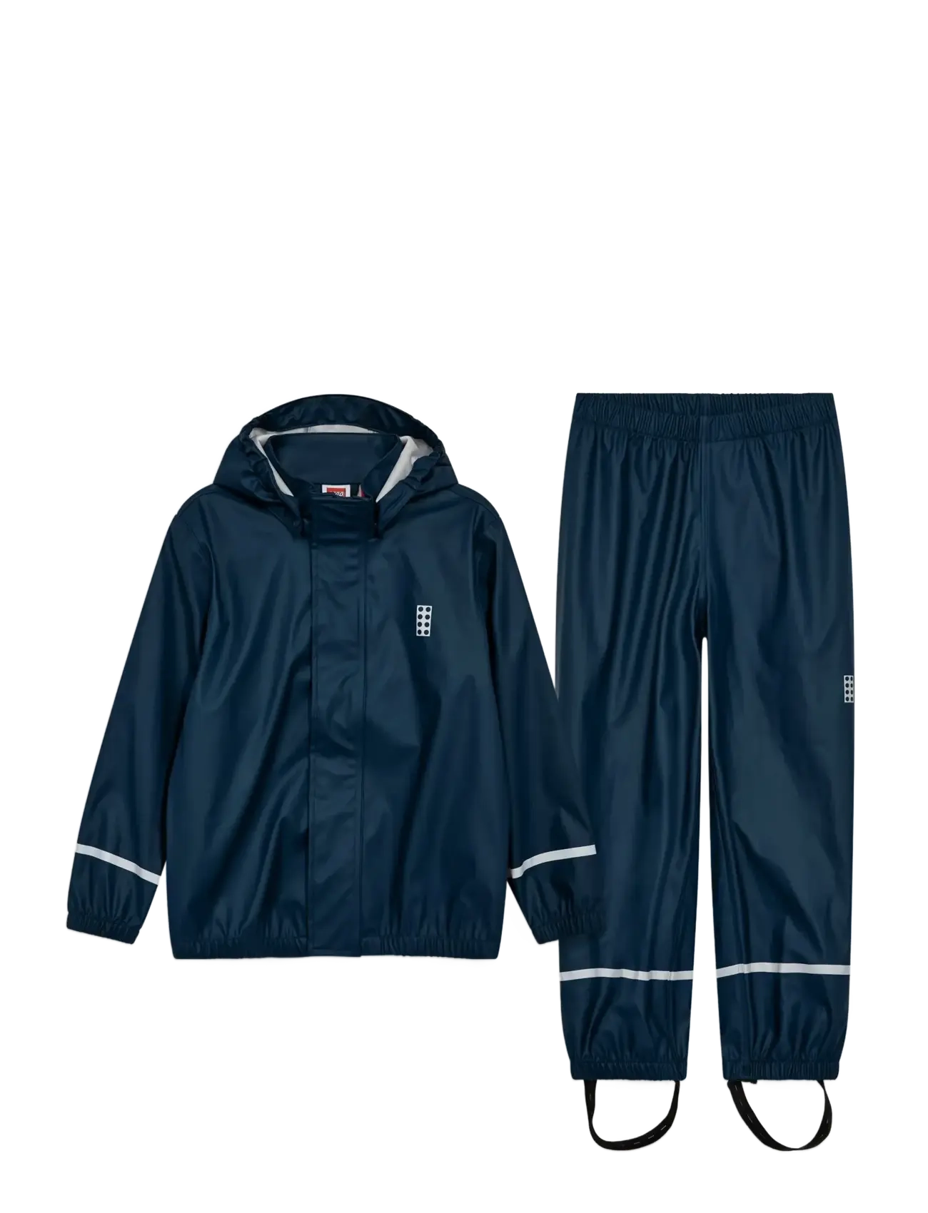 LEGO kidswear LWJORI 200 - PU RAIN SET - Ytterkläder - NAVY / brown