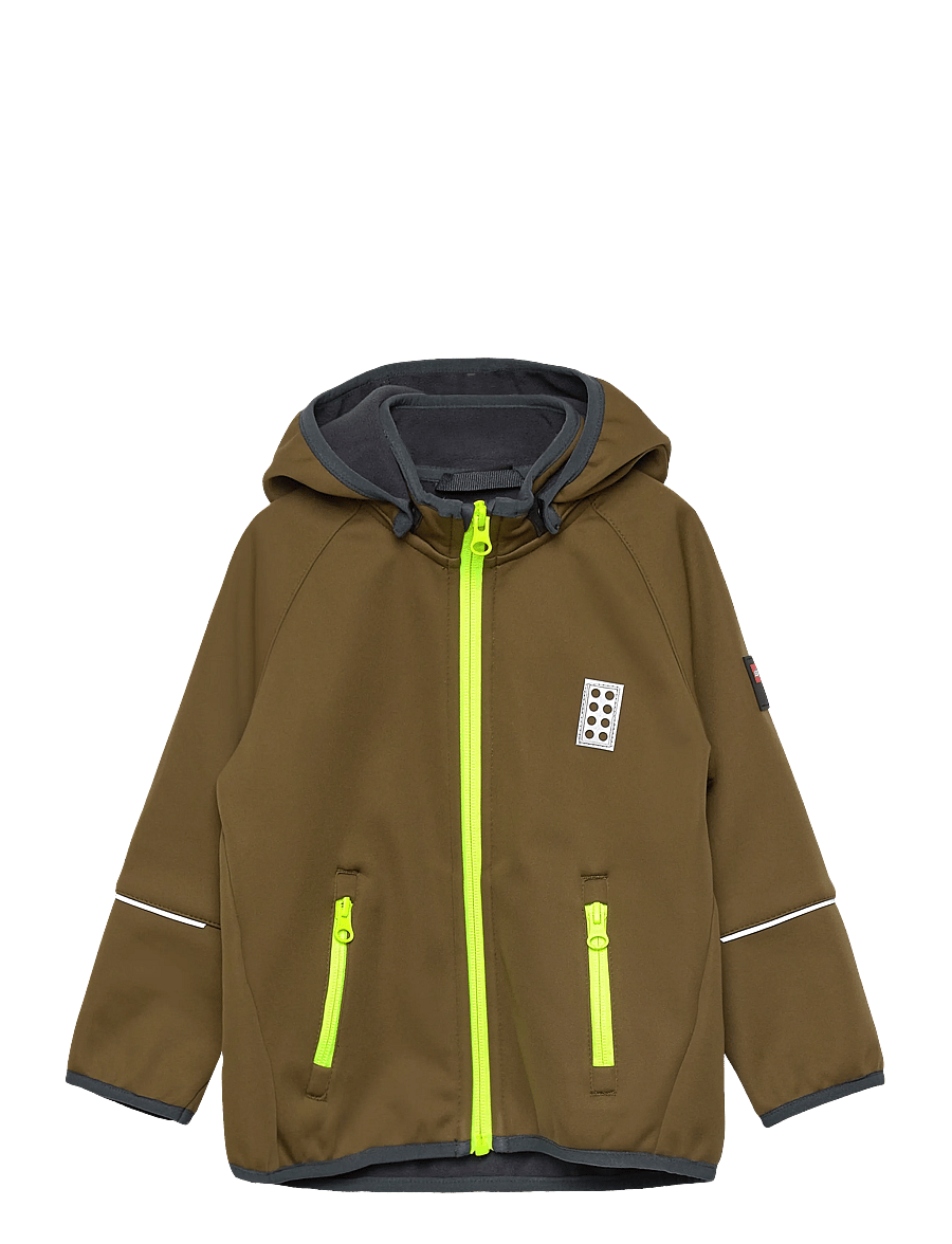 LEGO kidswear - LWSKY 764 - SOFTSHELL JACKET. - dark olive - 0