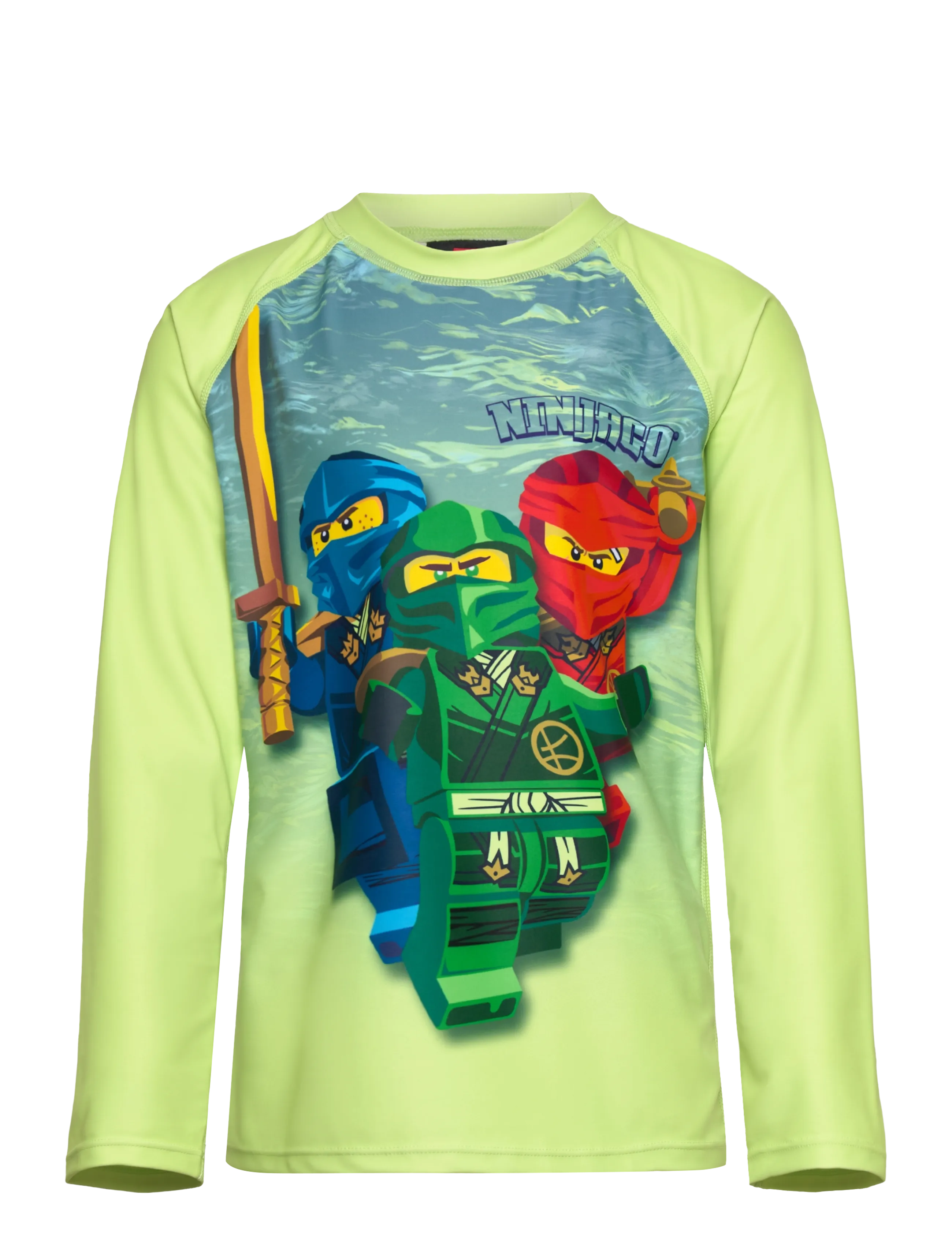 Lego Wear - LEGO® NINJAGO® Swim T-Shirt L/S - LWAGAN 300 - bade-oberteile - bright green - 0