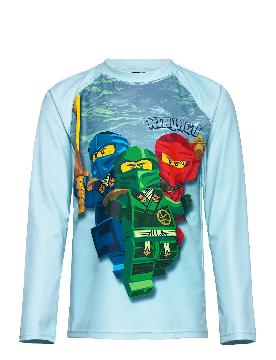 Lego Wear - LEGO® NINJAGO® Swim T-Shirt L/S - LWAGAN 300 - bade-oberteile - mint - 0