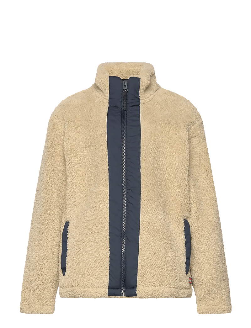 LEGO kidswear - LWSAKU 206 - TEDDY JACKET - fleecejacken - beige - 0