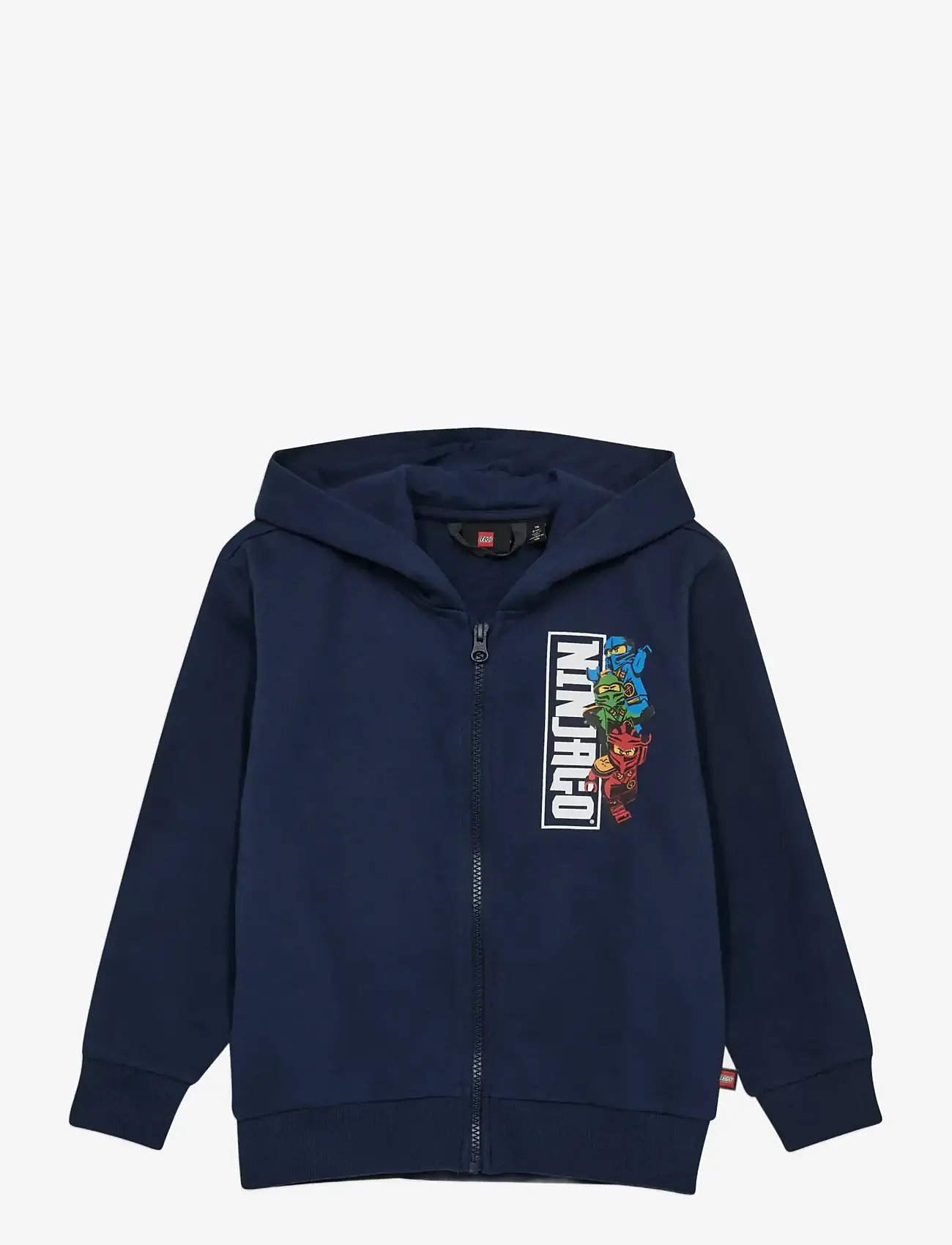 LEGO kidswear - LWSAKU 605 - HOODED SWEATSHIRT - huvtröjor - dark navy - 0