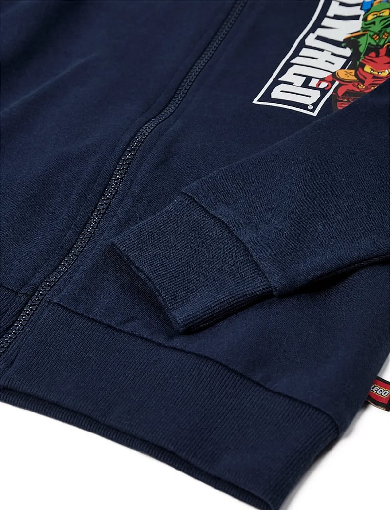 LEGO kidswear - LWSAKU 605 - HOODED SWEATSHIRT - huvtröjor - dark navy - 3