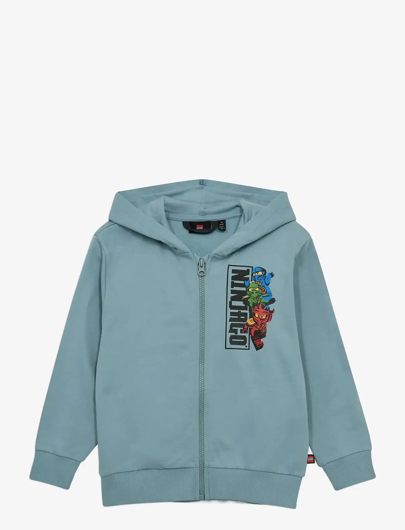 LEGO kidswear - LWSAKU 605 - HOODED SWEATSHIRT - huvtröjor - light dusty blue - 0