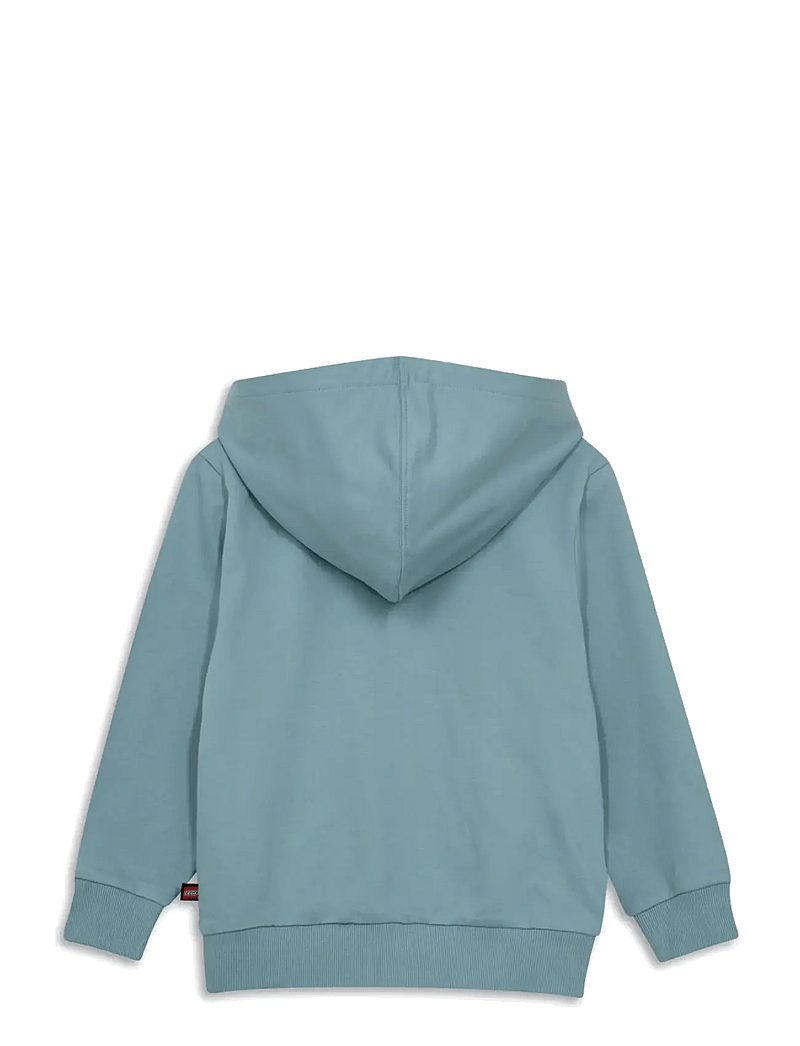 LEGO kidswear - LWSAKU 605 - HOODED SWEATSHIRT - huvtröjor - light dusty blue - 2