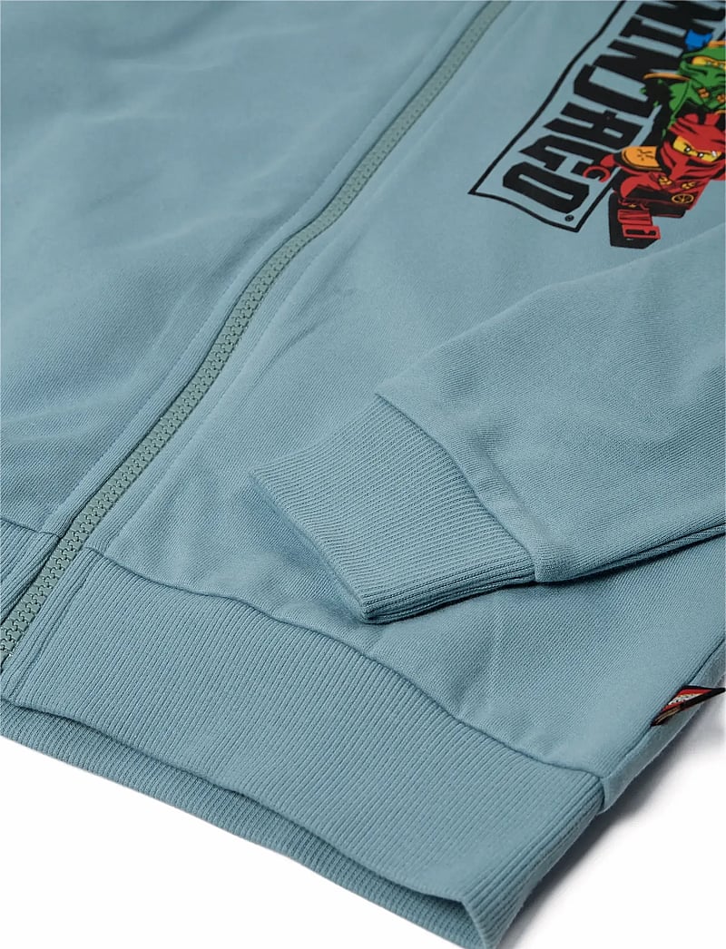 LEGO kidswear - LWSAKU 605 - HOODED SWEATSHIRT - huvtröjor - light dusty blue - 4