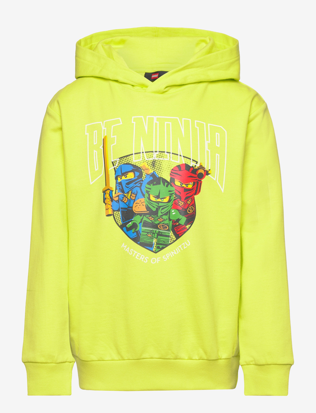 LEGO kidswear - LWSAKU 601 - HOODED SWEATSHIRT - huvtröjor - lime green - 0